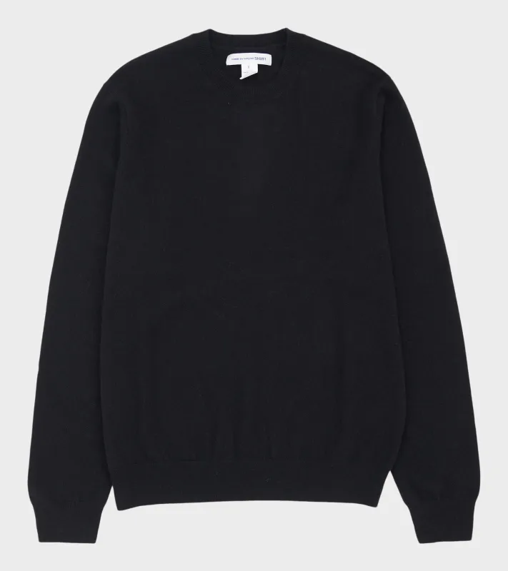Lambswool Pullover Black made by Comme des Garcons