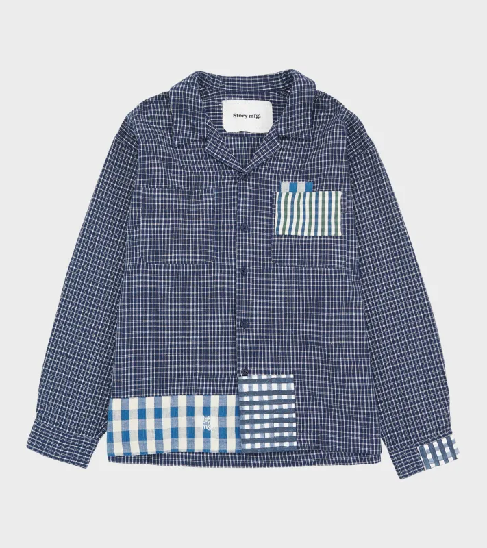 PA Shirt L/S Indigo Picnic sold by Dr. Adams