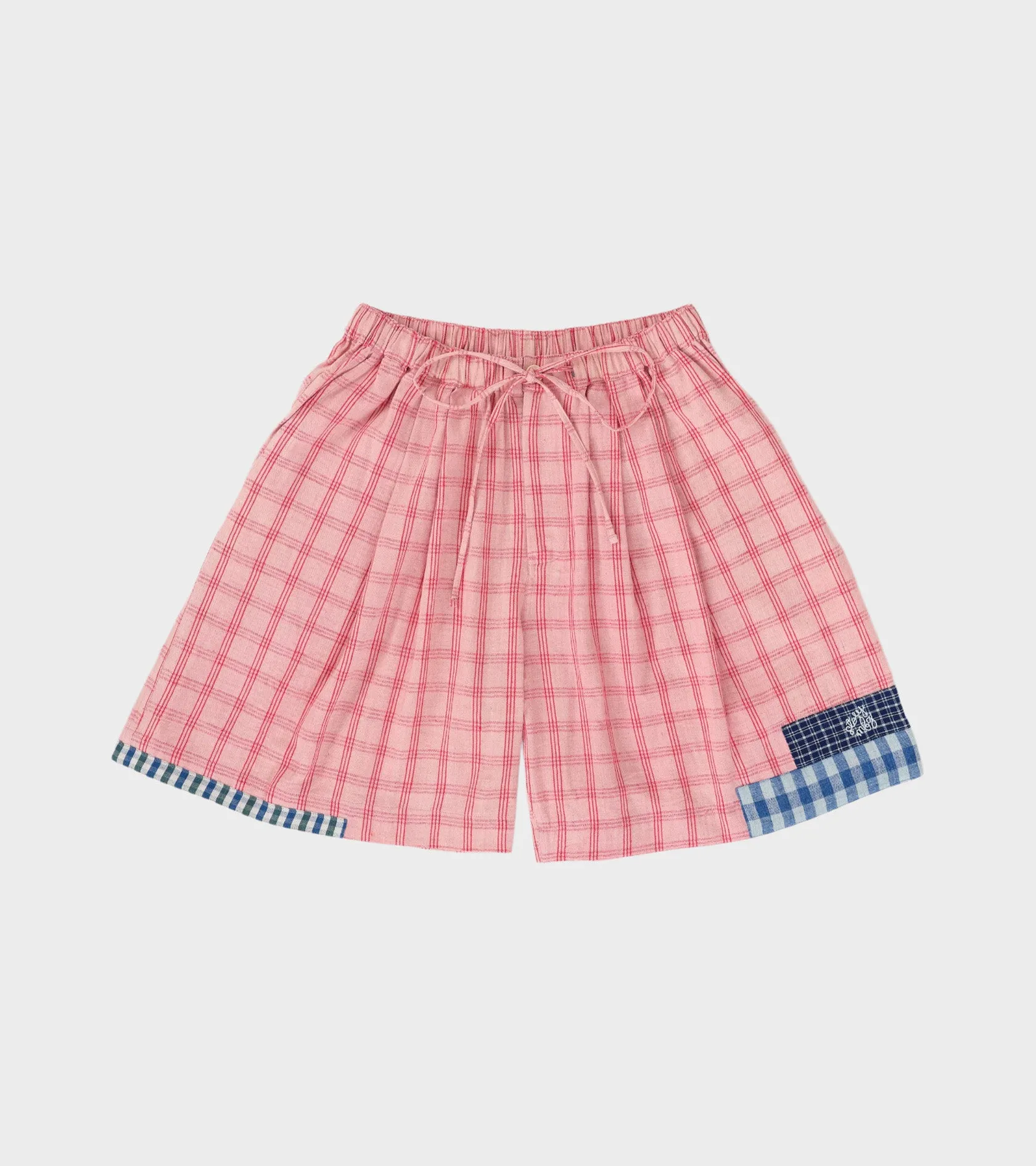 Bridge Shorts Pink Picnic Handloom sold by Dr. Adams