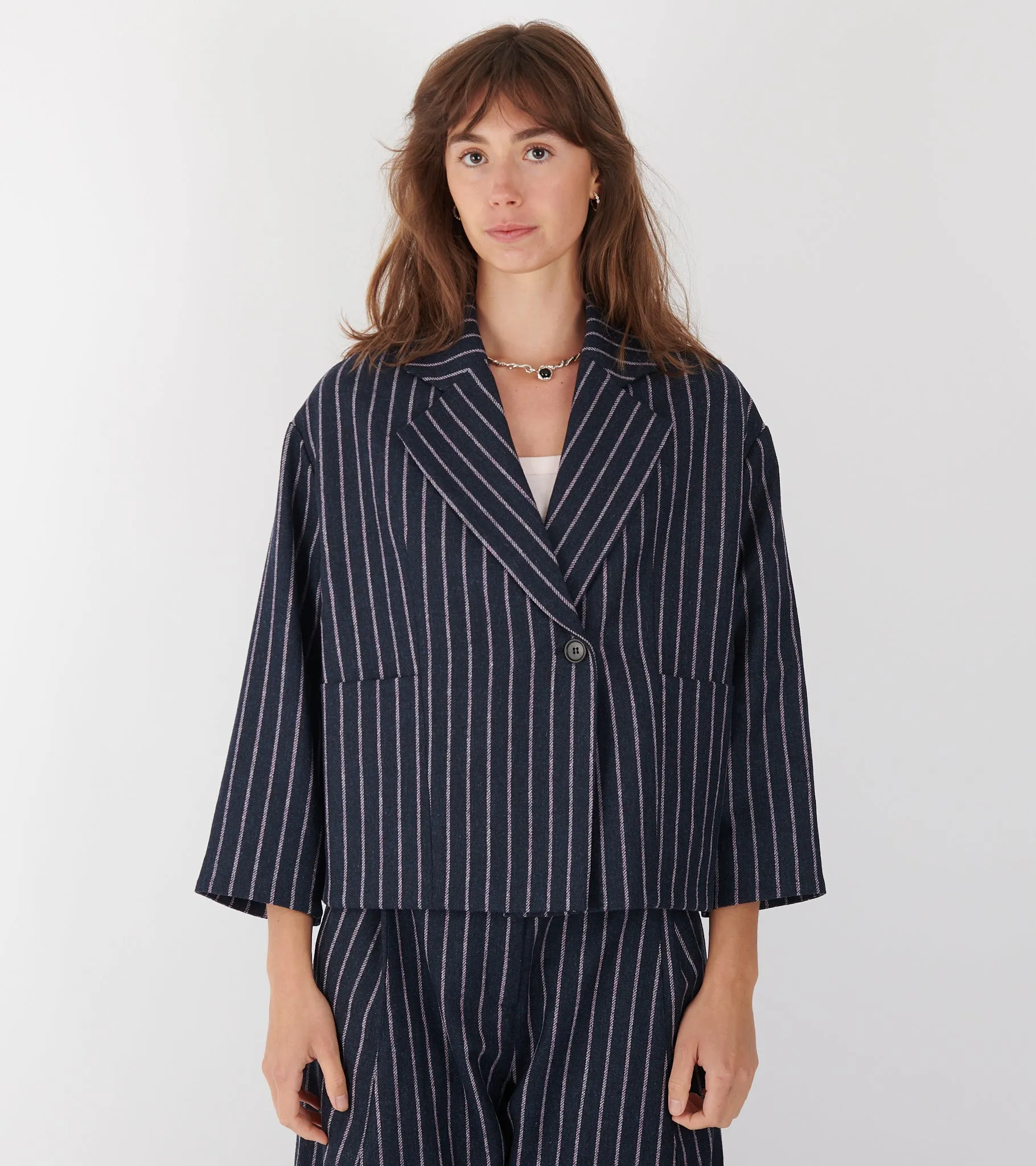 Shady Suiting Jacket Pinstripe sold by Dr. Adams product image thumbnail 2