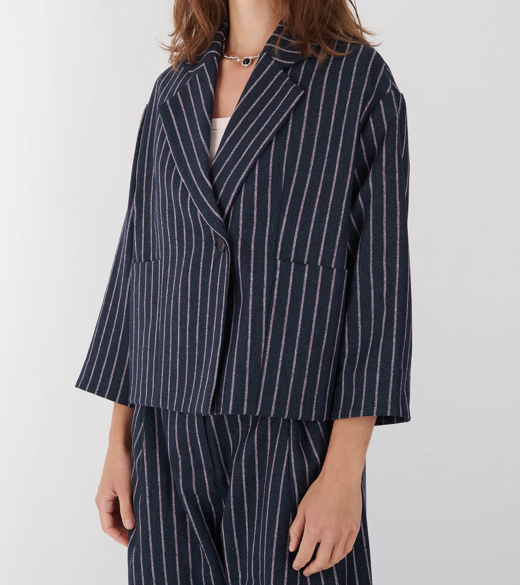 Shady Suiting Jacket Pinstripe sold by Dr. Adams product image thumbnail 3