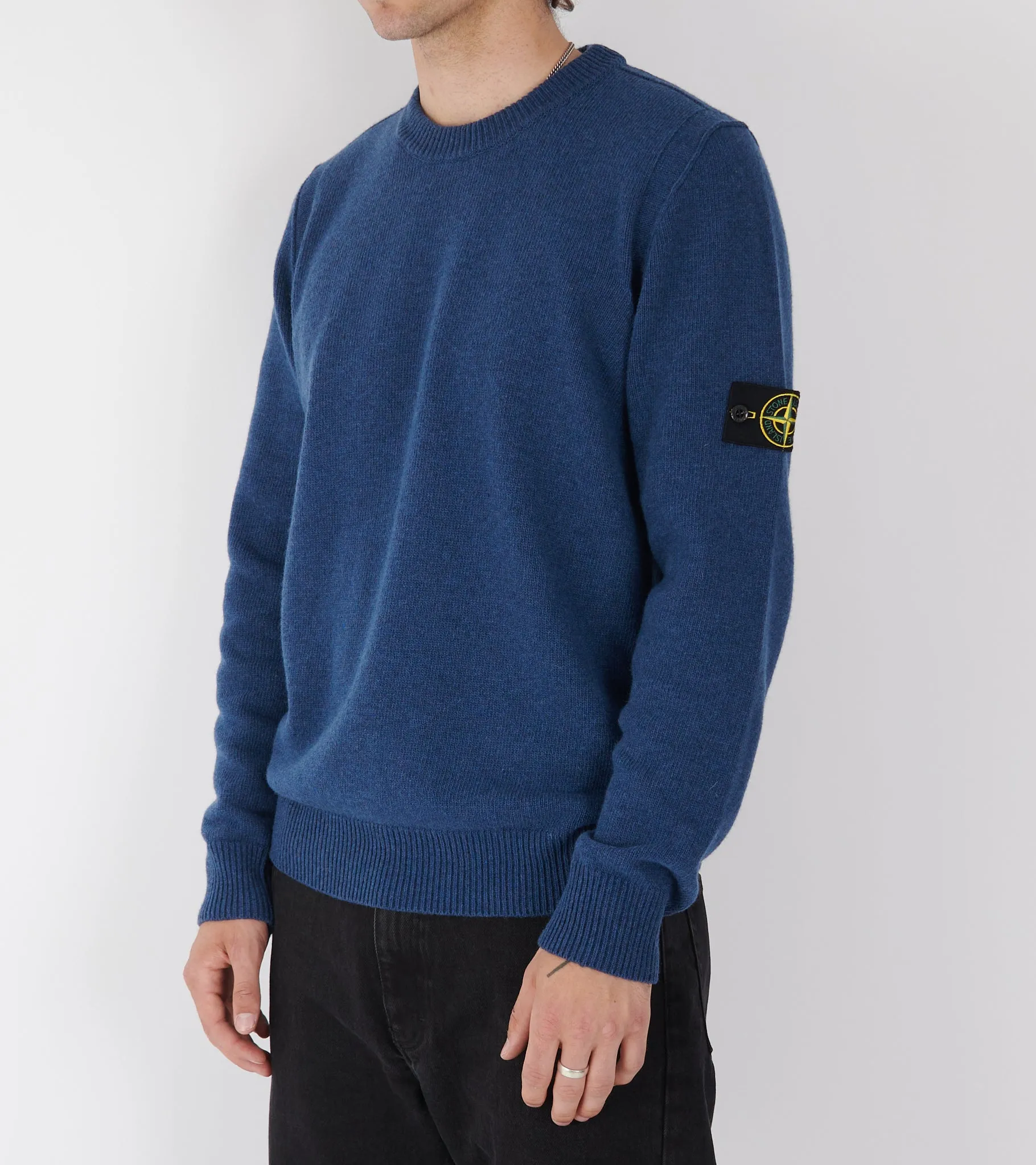 Knitted Crewneck Blue sold by Dr. Adams product image thumbnail 3