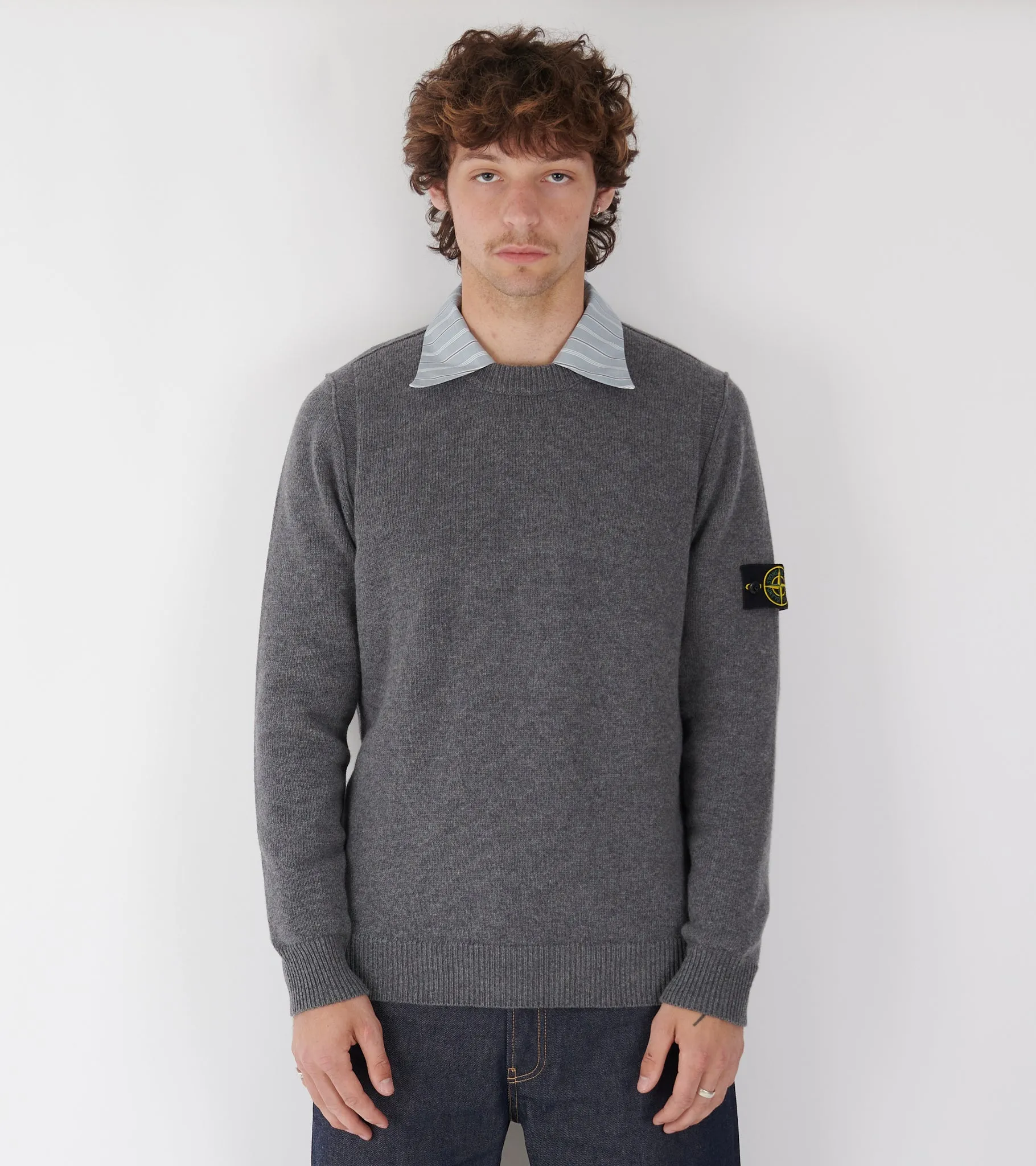 Knitted Crewneck Grey sold by Dr. Adams product image thumbnail 3