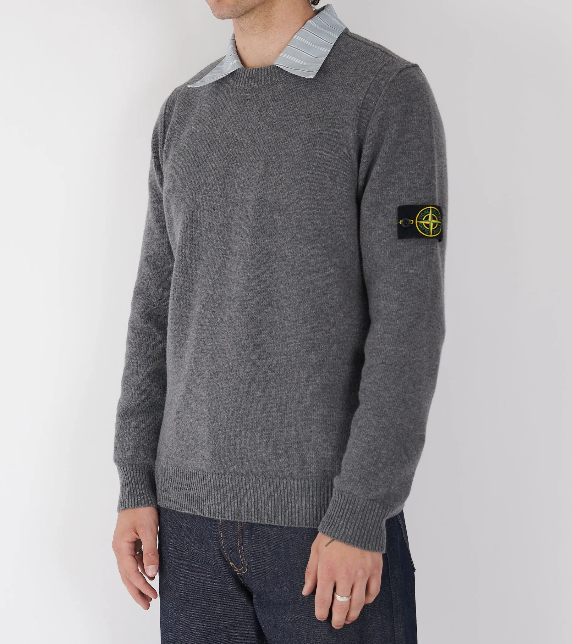 Knitted Crewneck Grey sold by Dr. Adams product image thumbnail 4