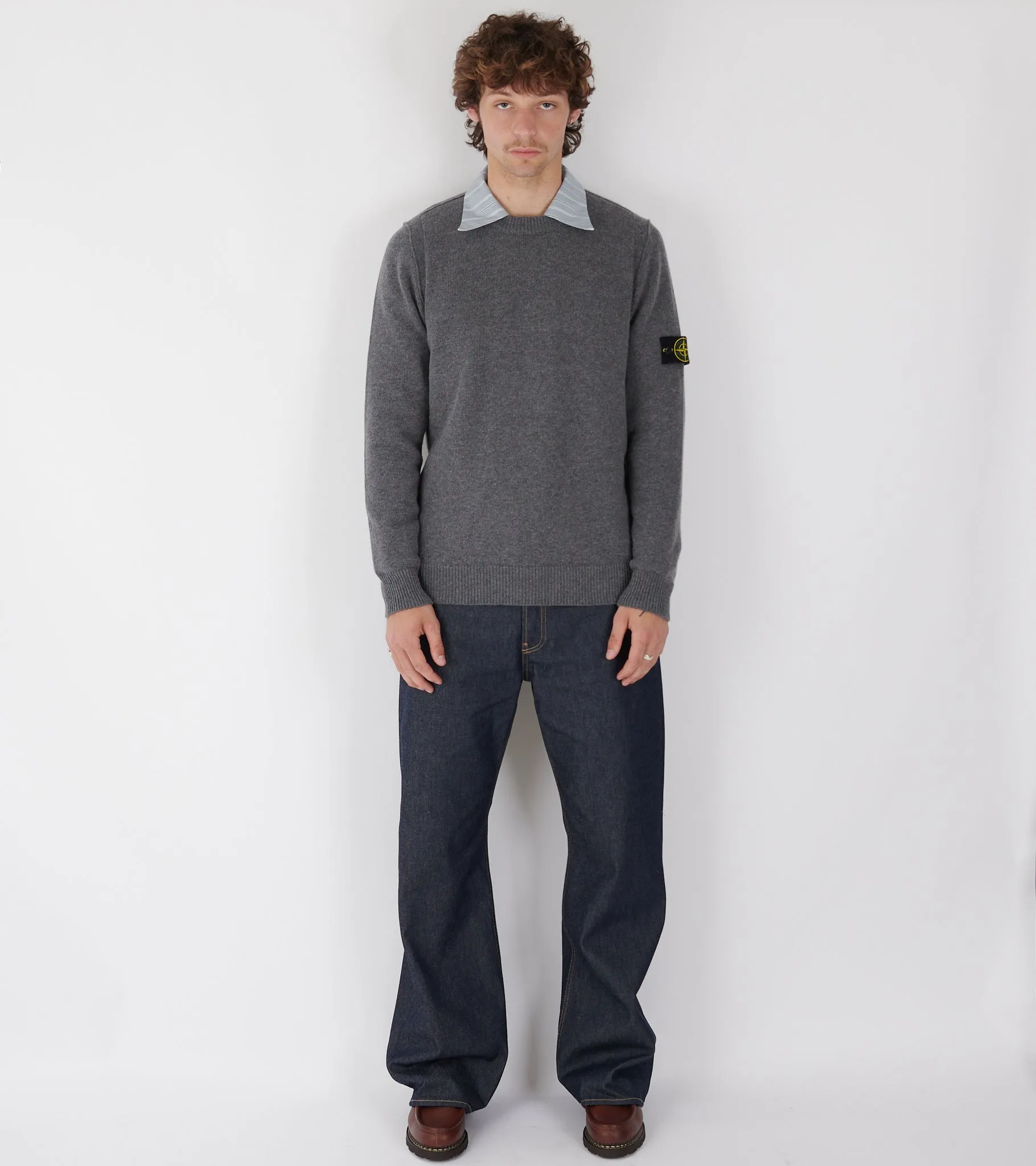Knitted Crewneck Grey sold by Dr. Adams product image thumbnail 2