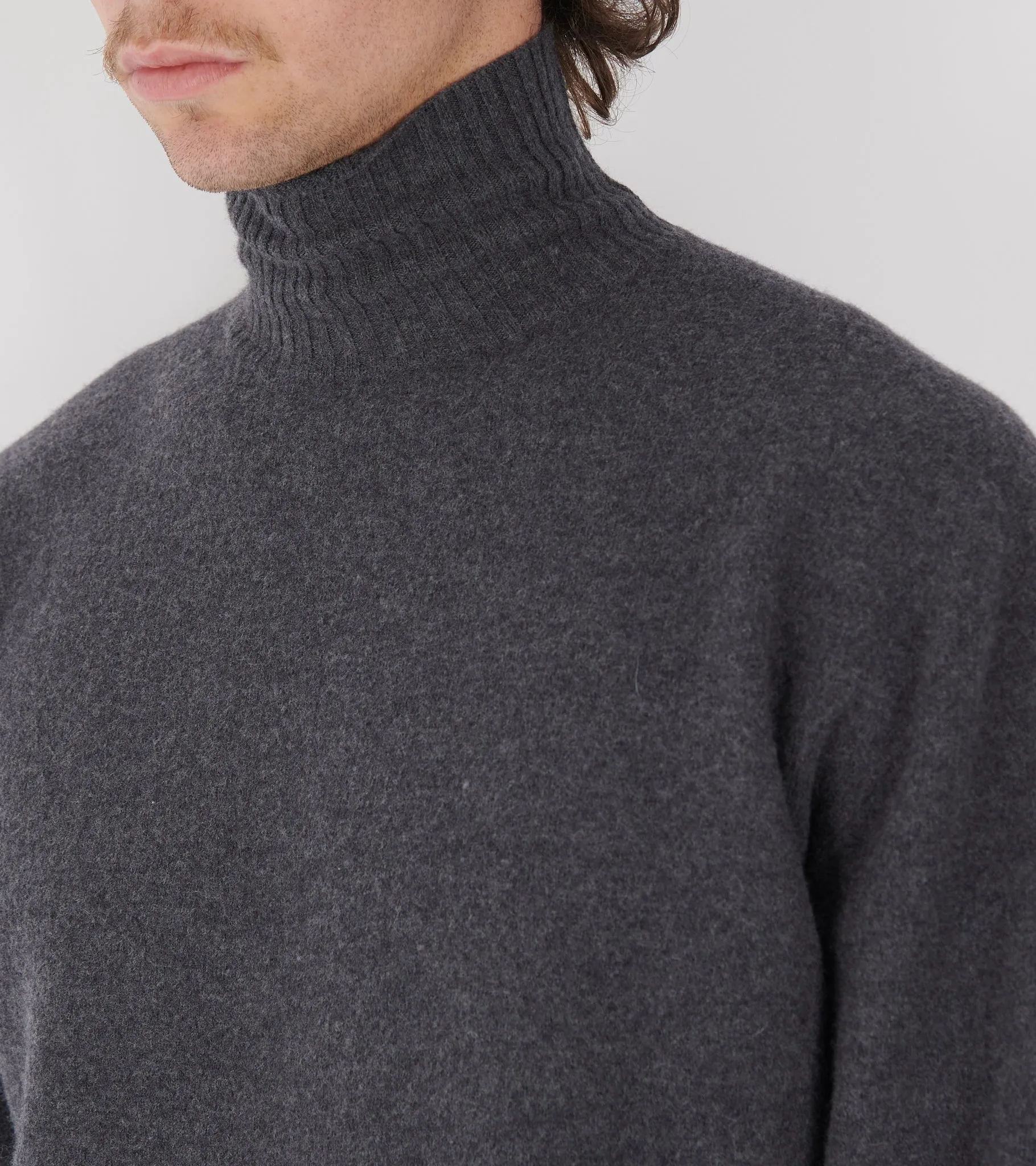 Long-sleeved Turtleneck Jumper Grey sold by Dr. Adams product image thumbnail 5