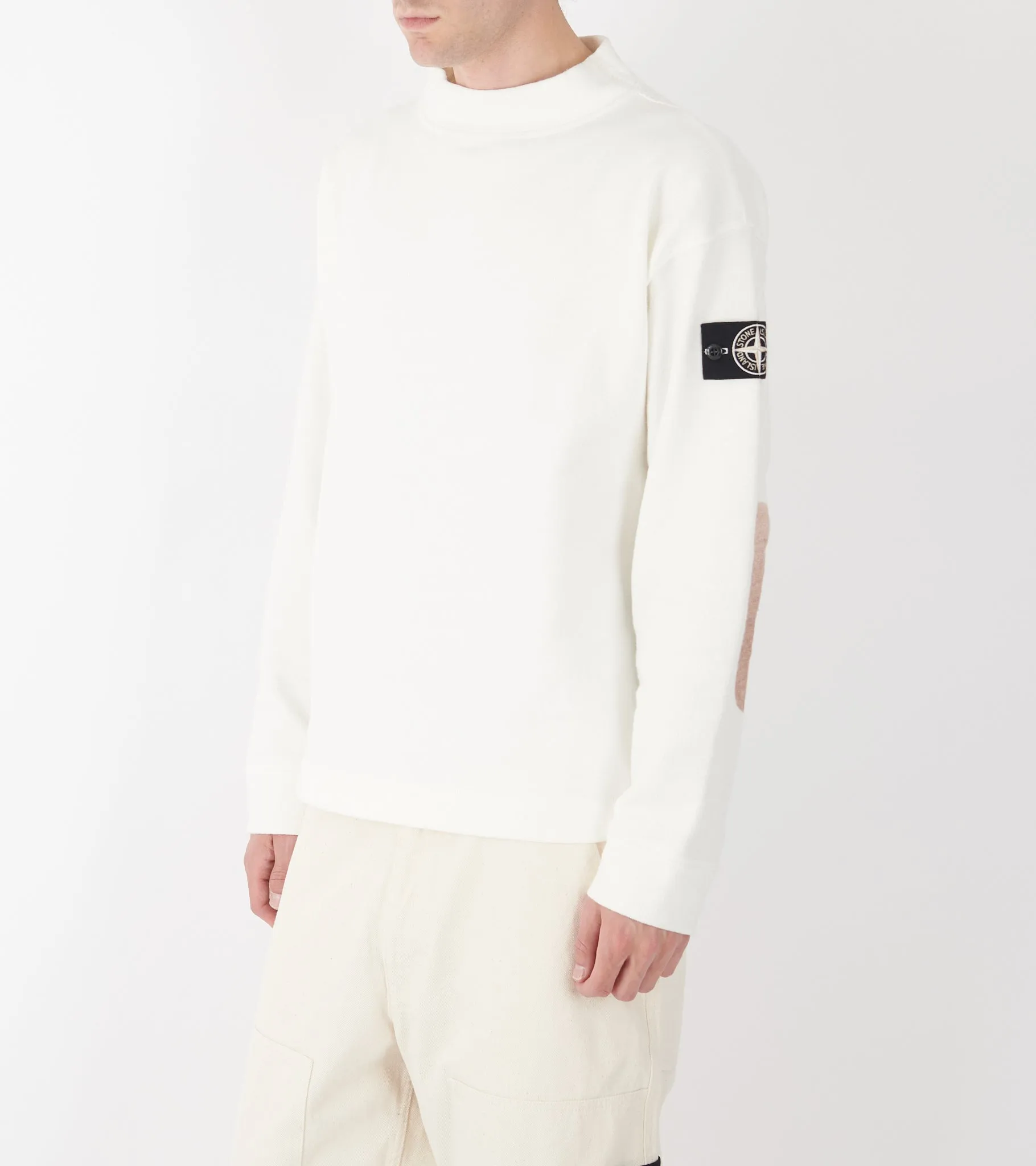 Elbow Patch Sweatshirt White sold by Dr. Adams product image thumbnail 4