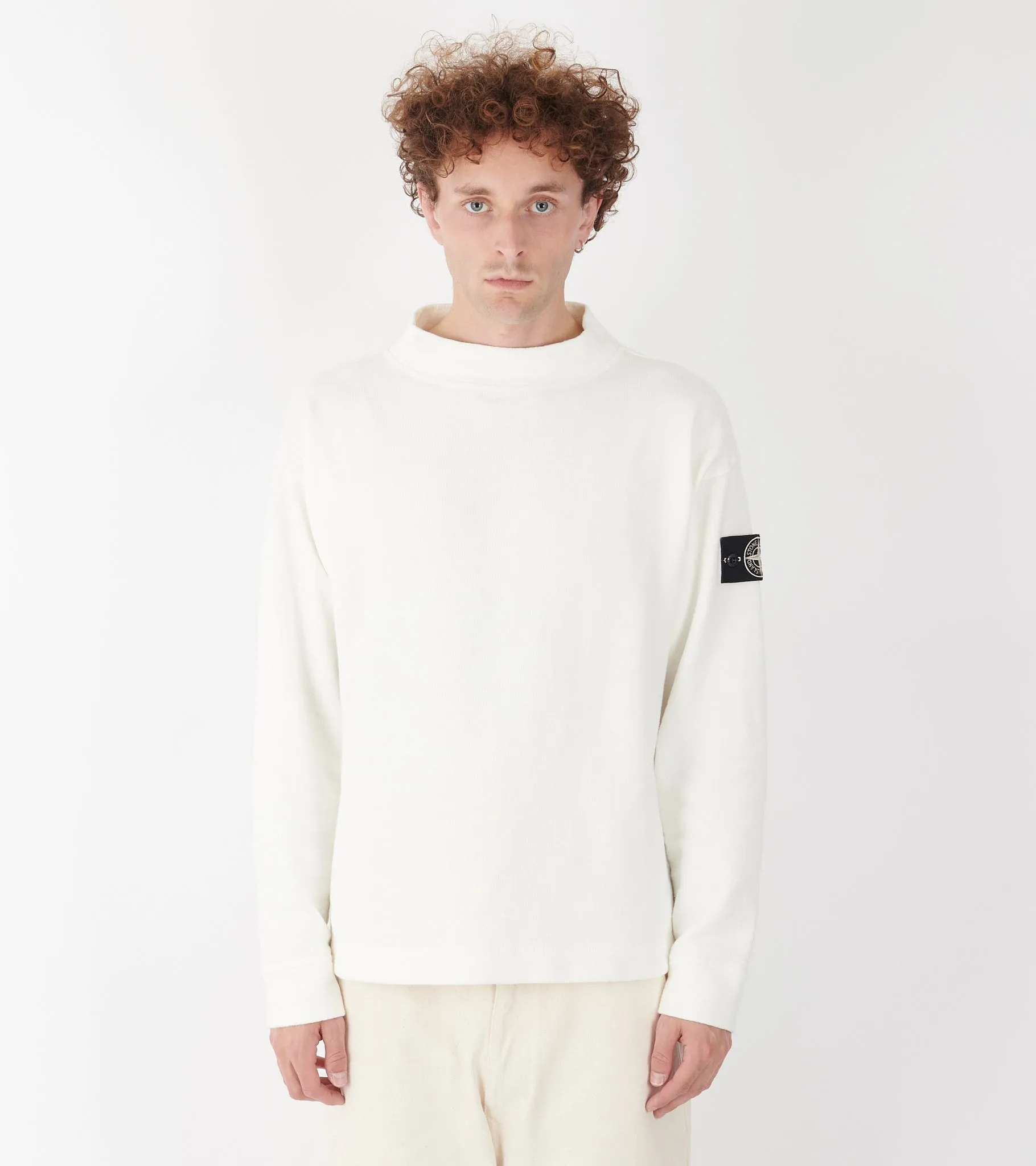 Elbow Patch Sweatshirt White sold by Dr. Adams product image thumbnail 2
