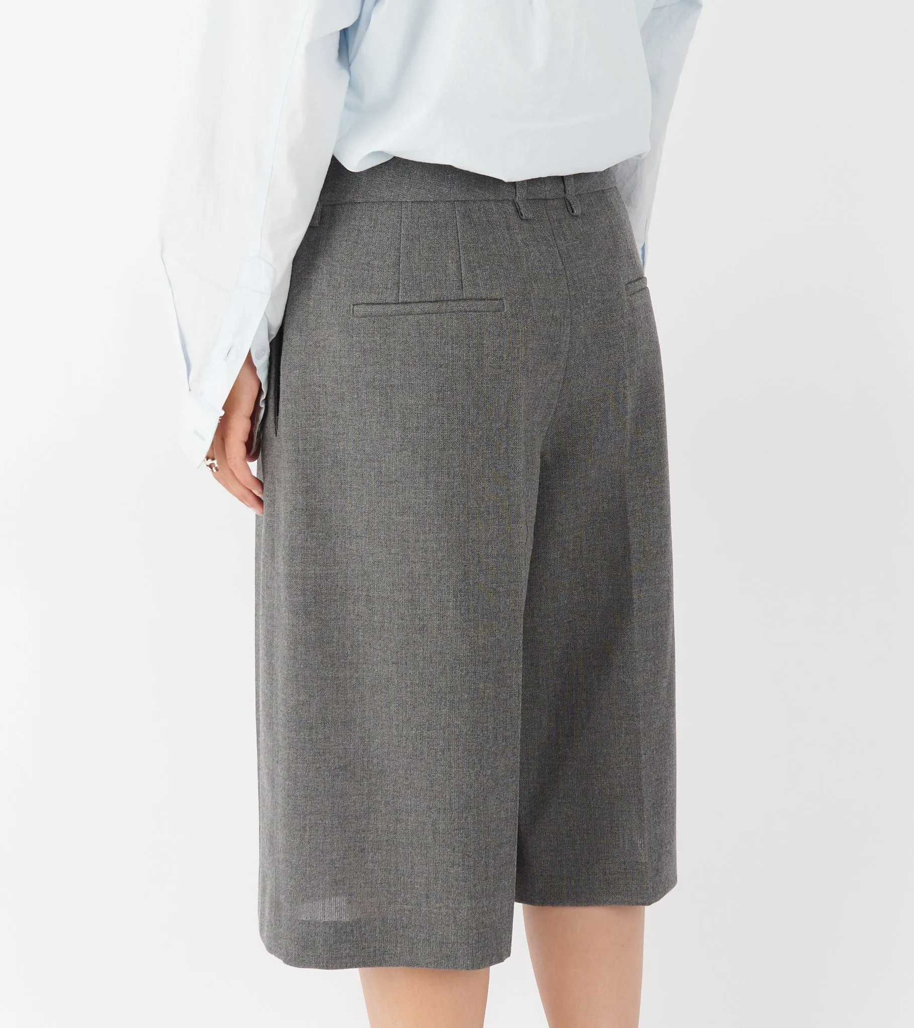 Open Wool Canvas Trouser Grey sold by Dr. Adams product image thumbnail 5