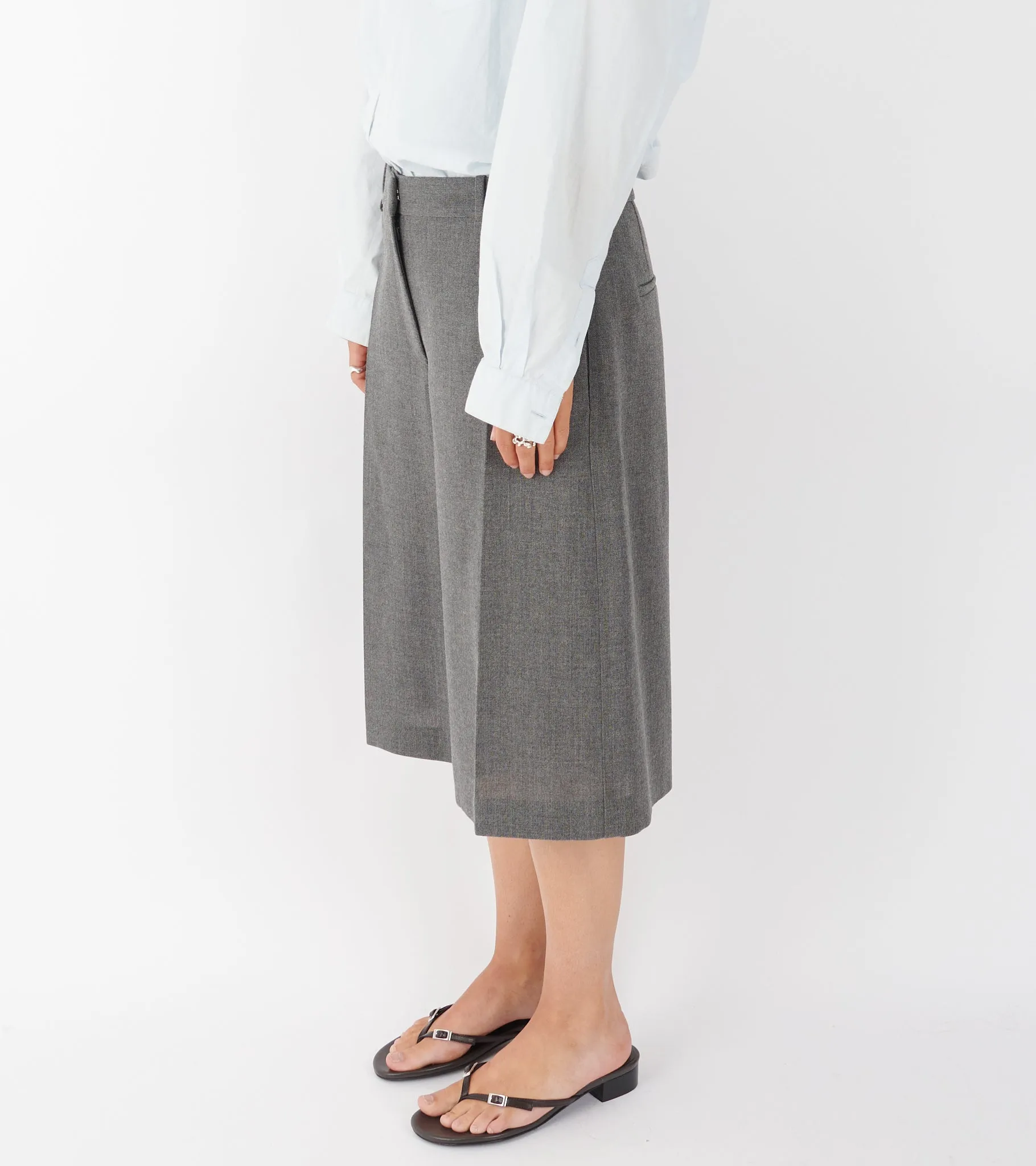 Open Wool Canvas Trouser Grey sold by Dr. Adams product image thumbnail 4