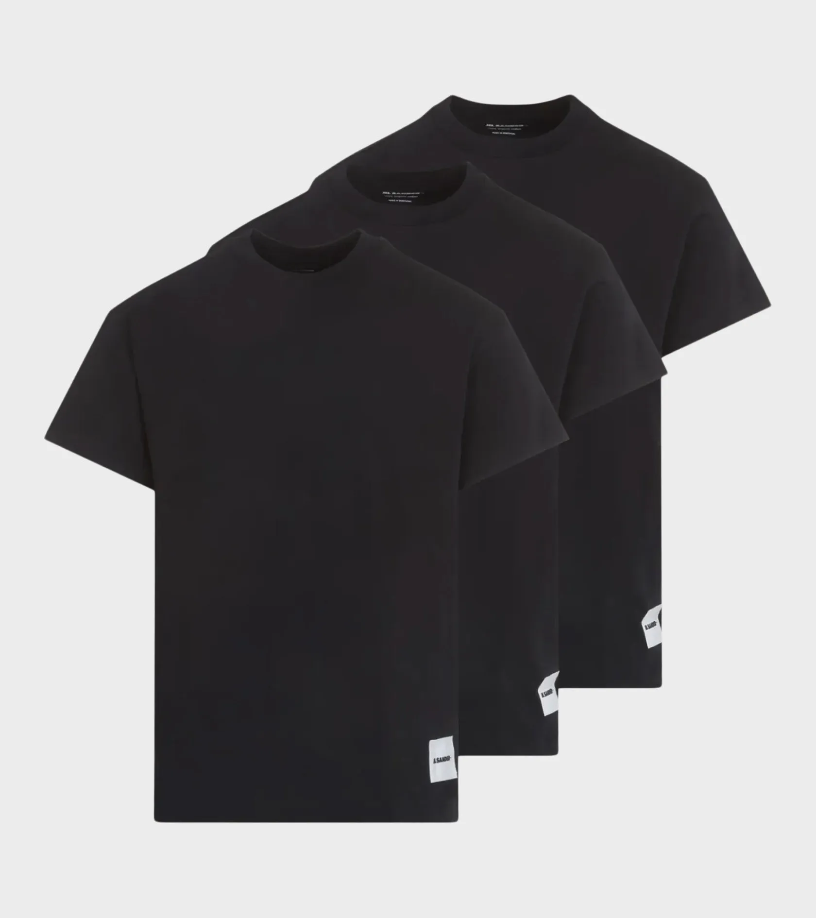 3-Pack Short-Sleeved T-shirt Black sold by Dr. Adams