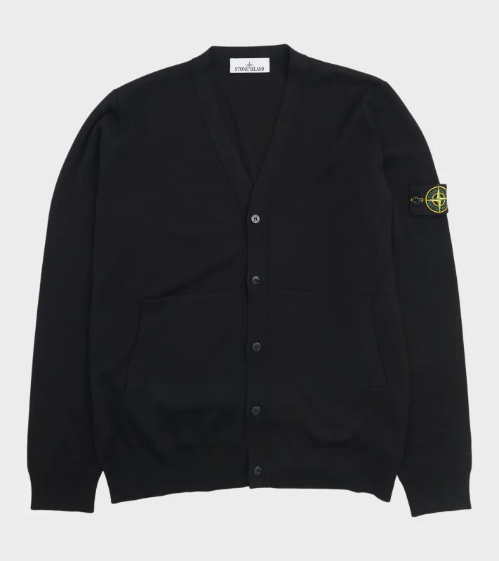 Lightweight Knitted V-neck Cardigan Black sold by Dr. Adams