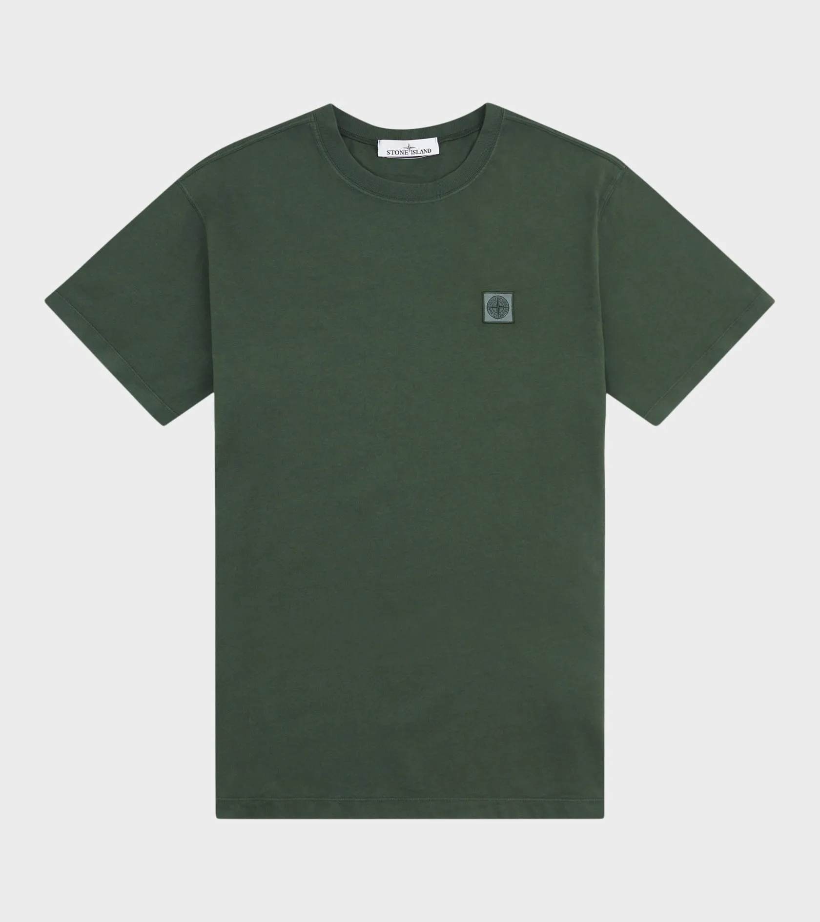 Boxy Logo T-shirt Bottle Green sold by Dr. Adams