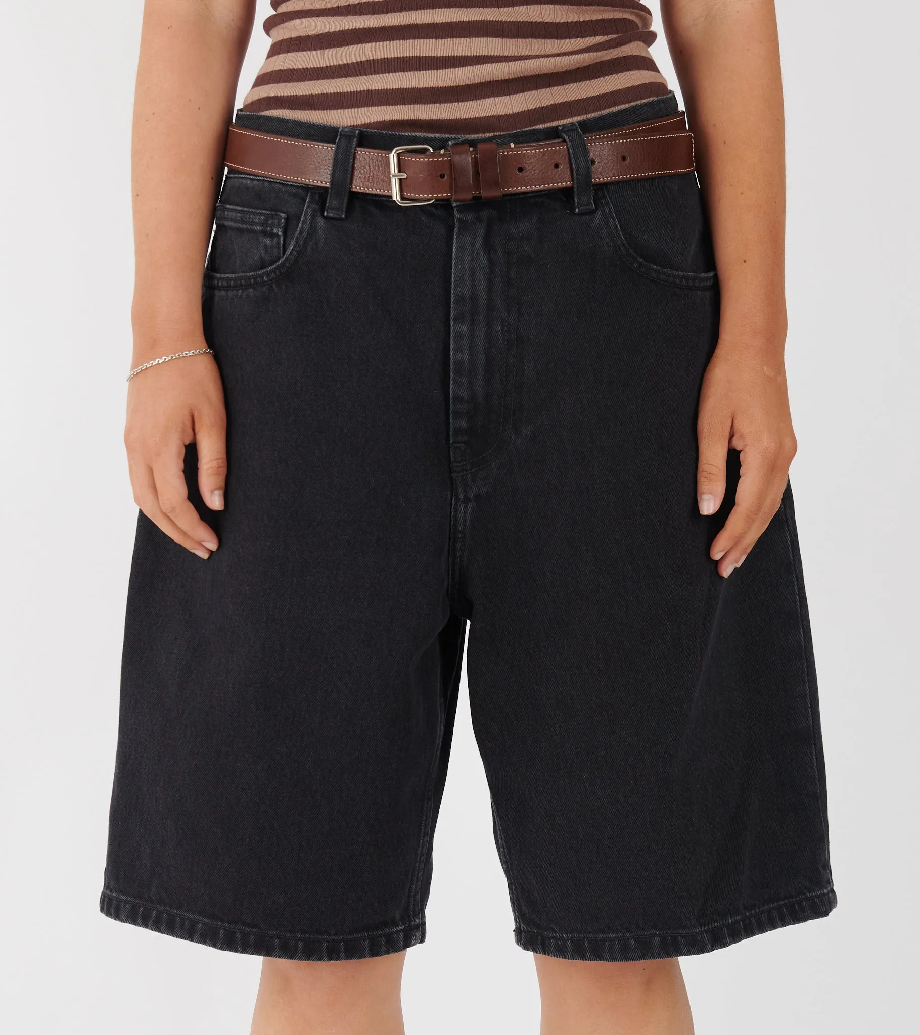 W Brandon Shorts Black Stone Washed sold by Dr. Adams product image thumbnail 4