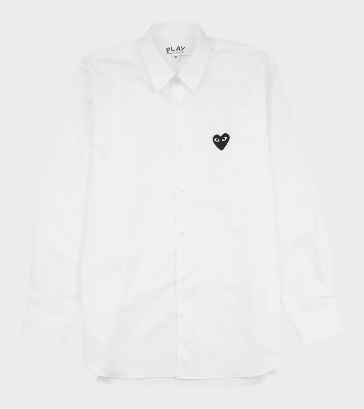 U Black Heart Shirt White sold by Dr. Adams
