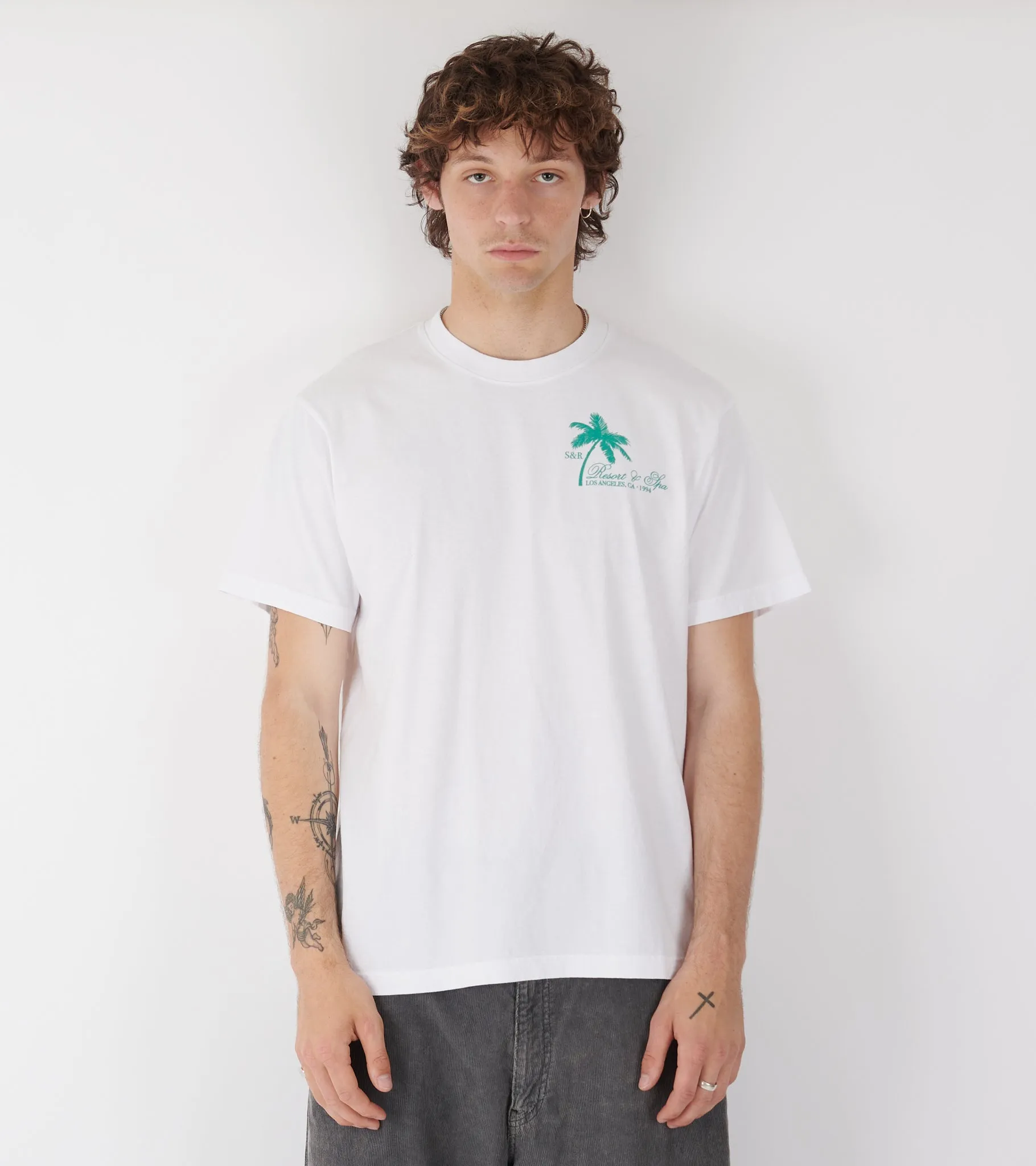 Palms T-shirt White sold by Dr. Adams product image thumbnail 2
