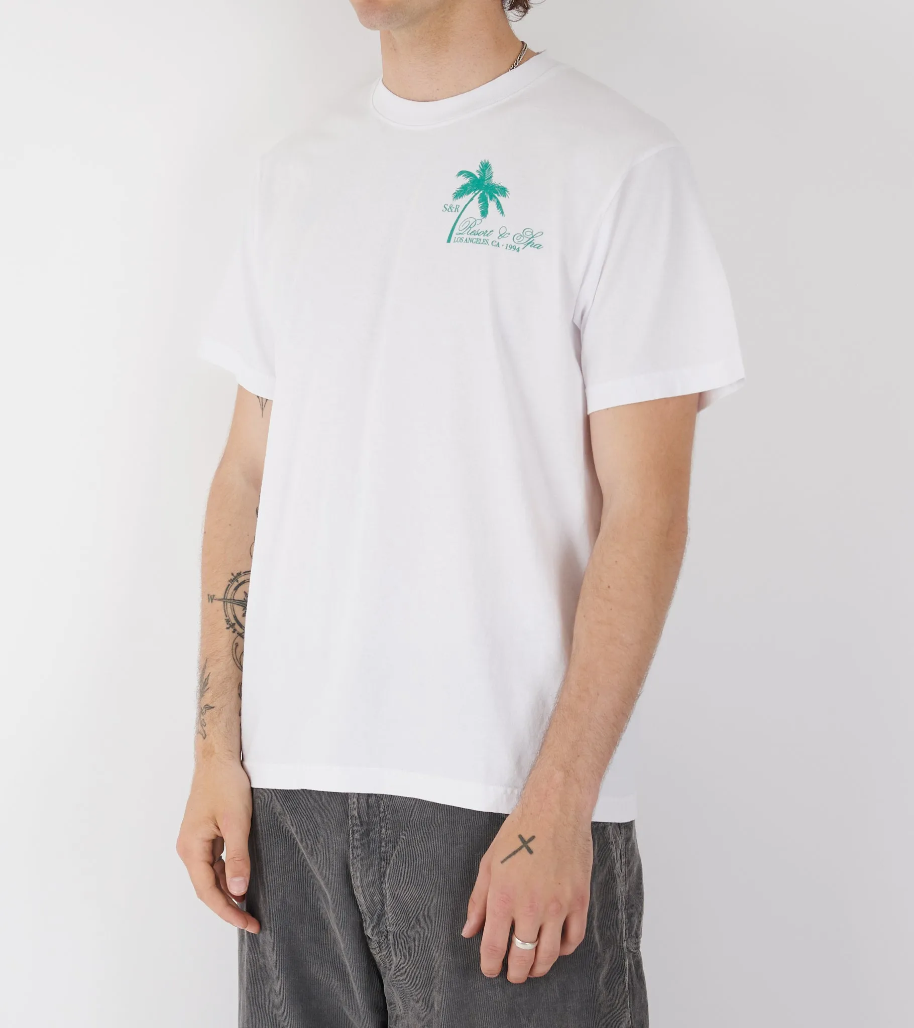 Palms T-shirt White sold by Dr. Adams product image thumbnail 3
