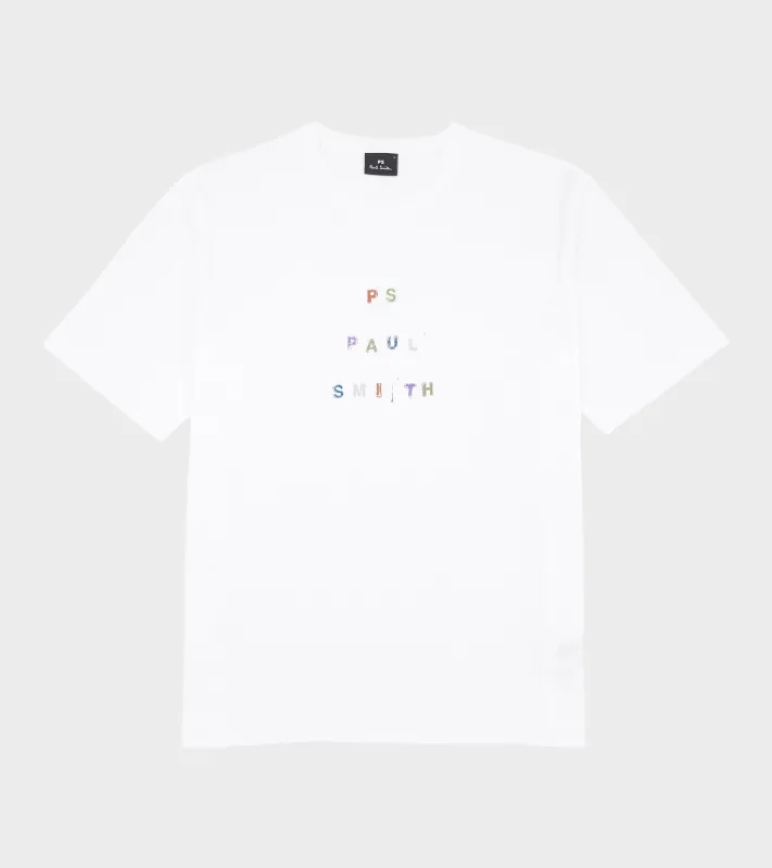 Logo T-shirt White/Multi sold by Dr. Adams