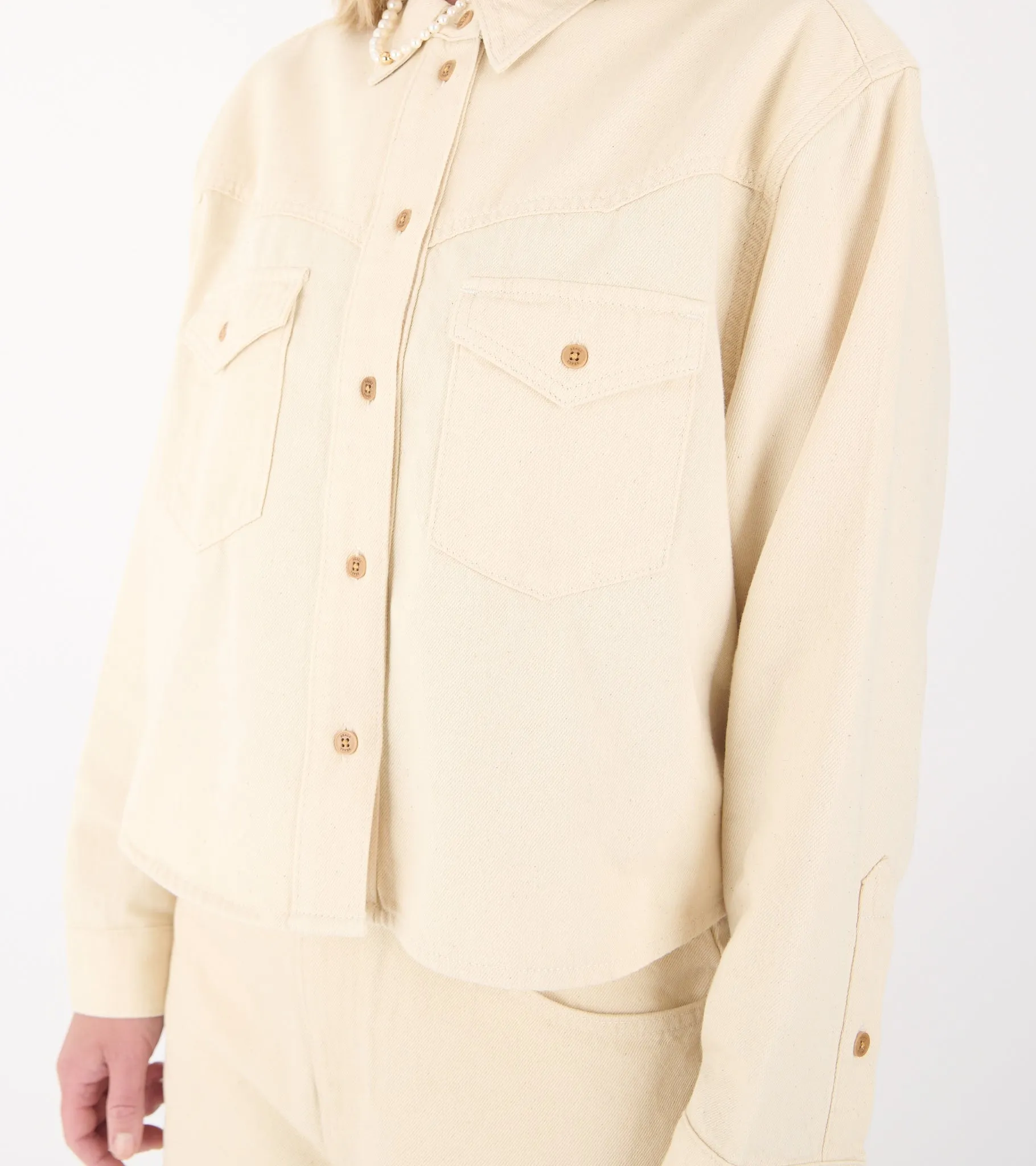 Dolly Shirt Ecru sold by Dr. Adams product image thumbnail 5