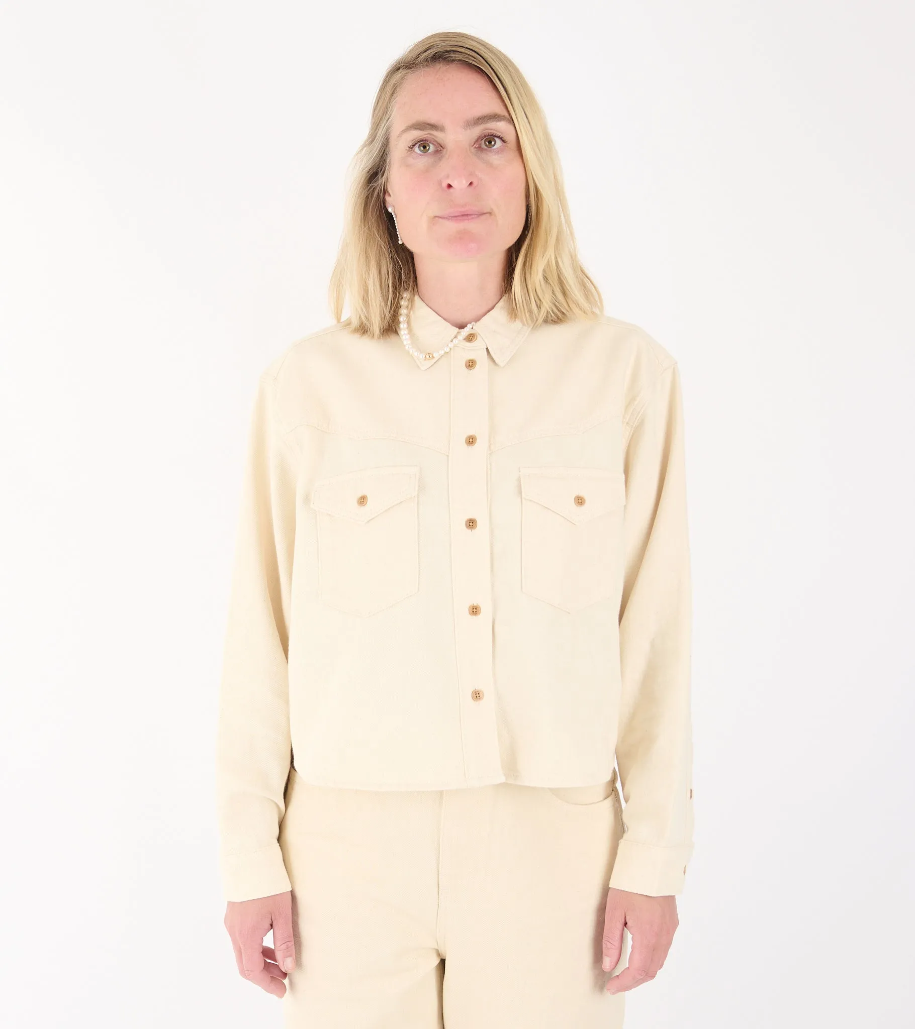 Dolly Shirt Ecru sold by Dr. Adams product image thumbnail 2