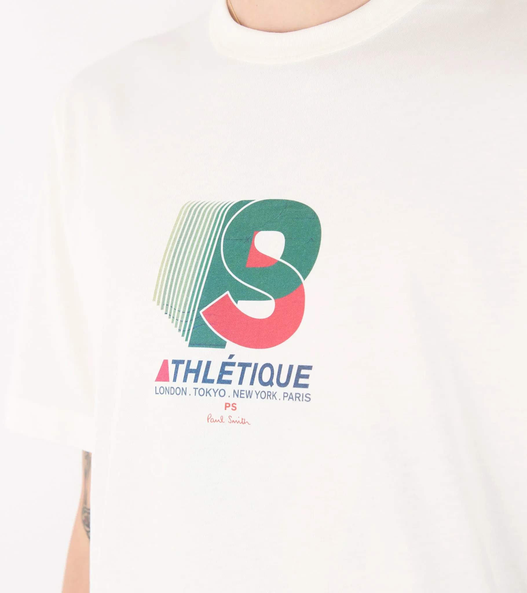 Athletic T-shirt White sold by Dr. Adams product image thumbnail 4