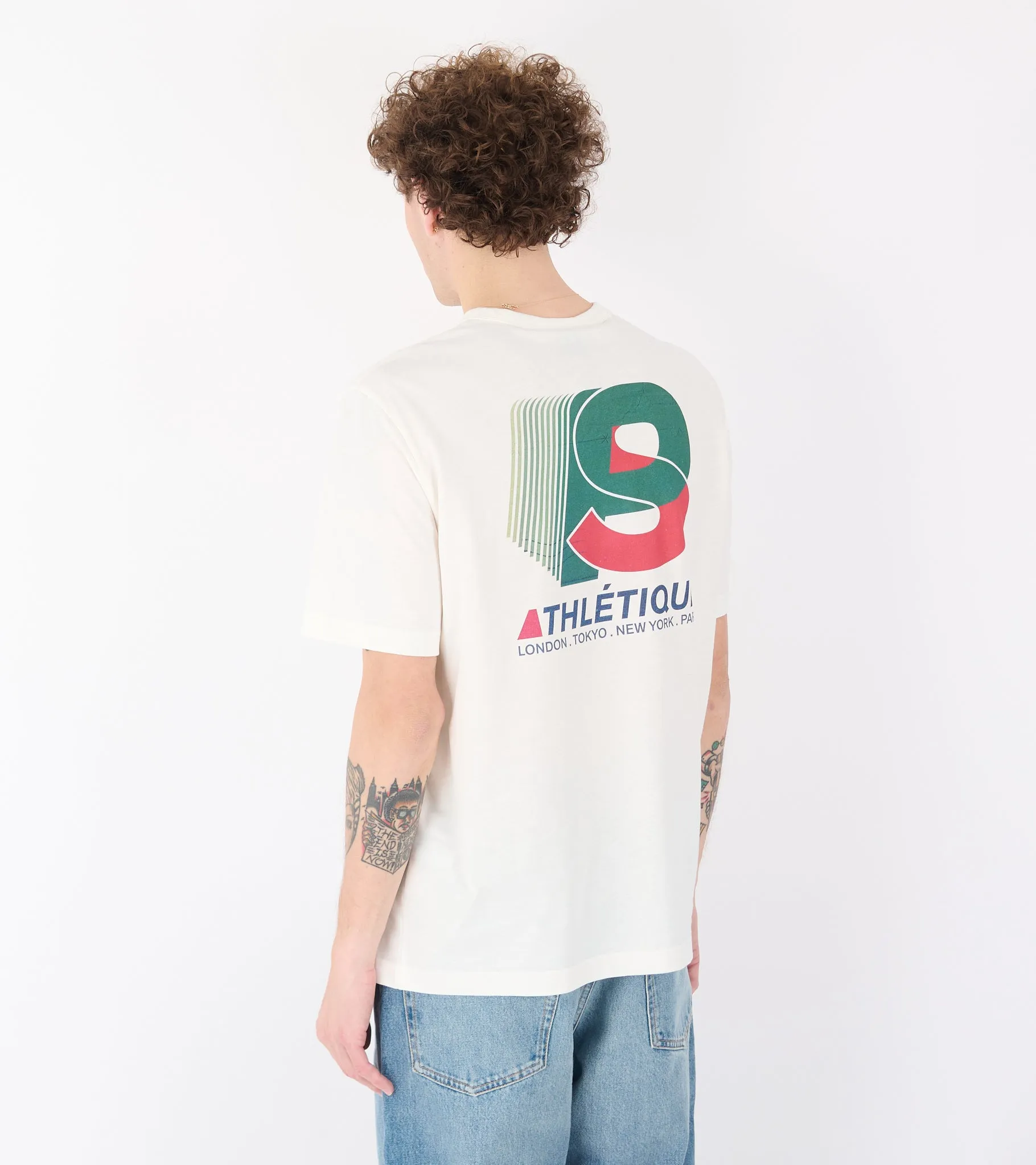 Athletic T-shirt White sold by Dr. Adams product image thumbnail 5