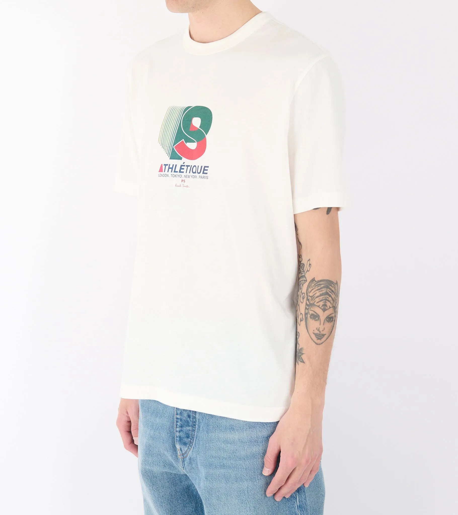 Athletic T-shirt White sold by Dr. Adams product image thumbnail 3