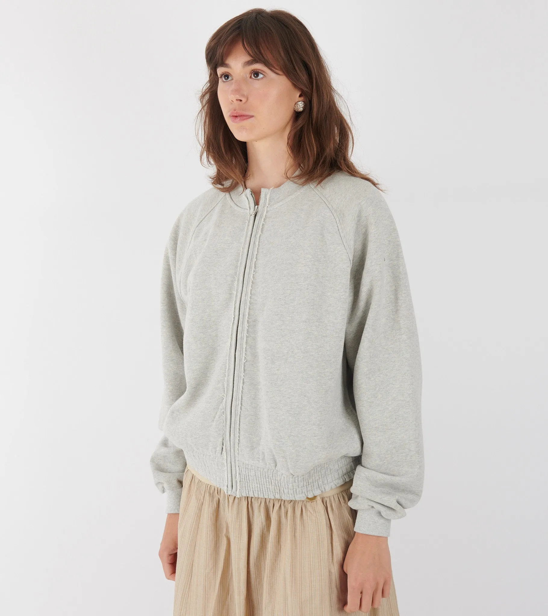 Nila Sweat Zipper Light Grey sold by Dr. Adams product image thumbnail 3