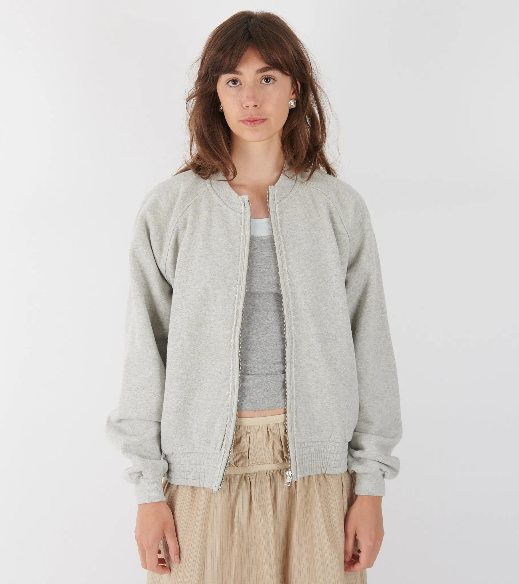 Nila Sweat Zipper Light Grey sold by Dr. Adams product image thumbnail 2
