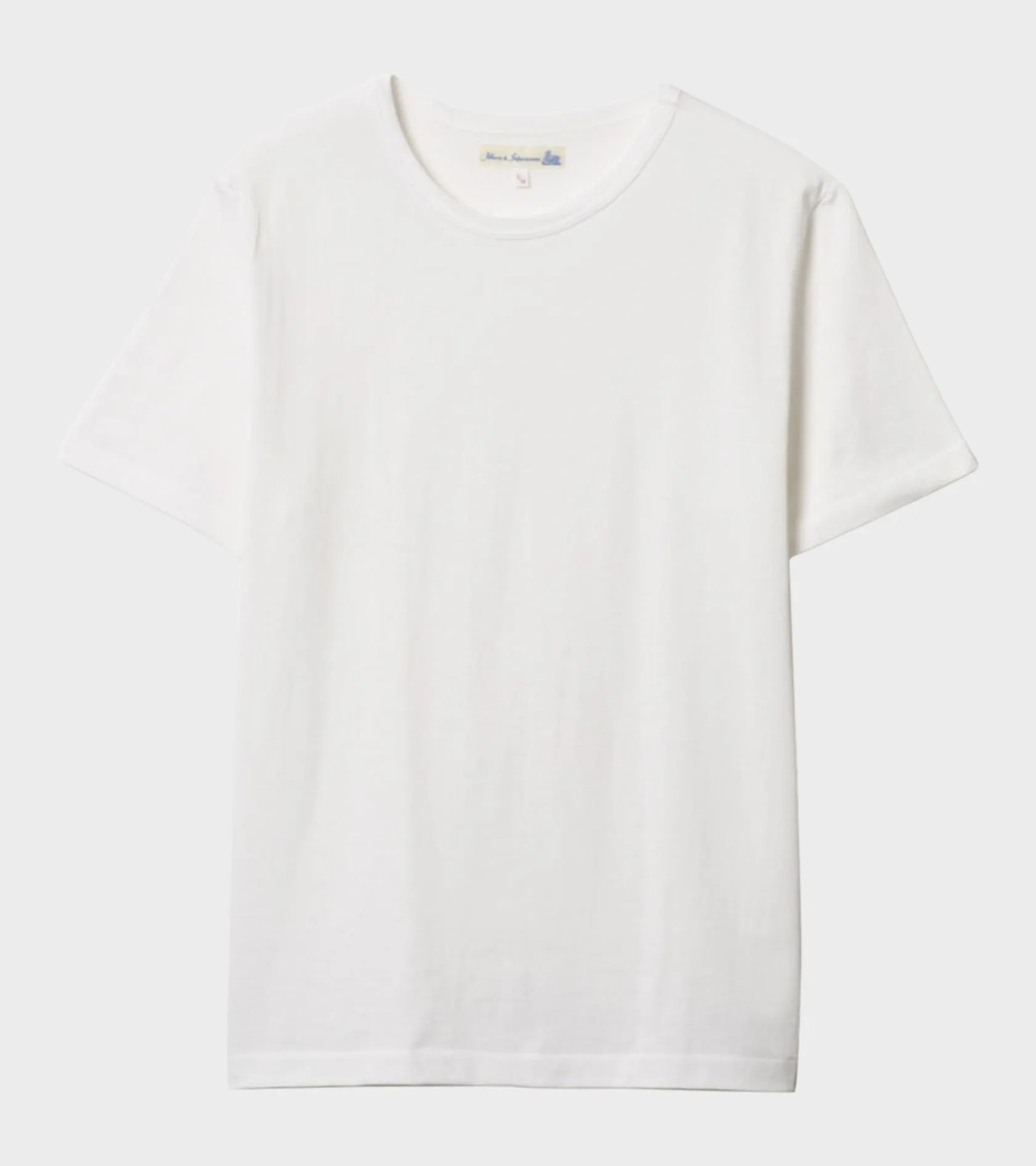 215 Men's Loopwheeled T-shirt White sold by Dr. Adams