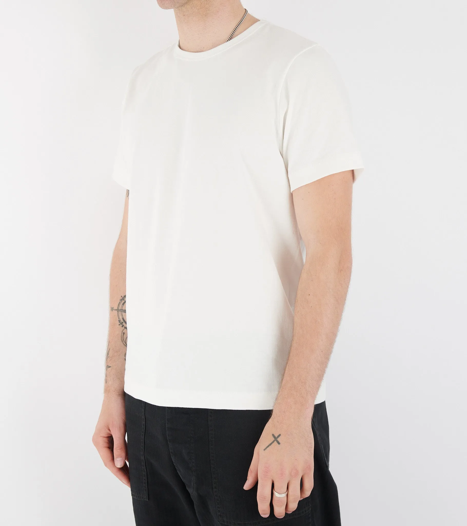 215 Men's Loopwheeled T-shirt White sold by Dr. Adams product image thumbnail 3