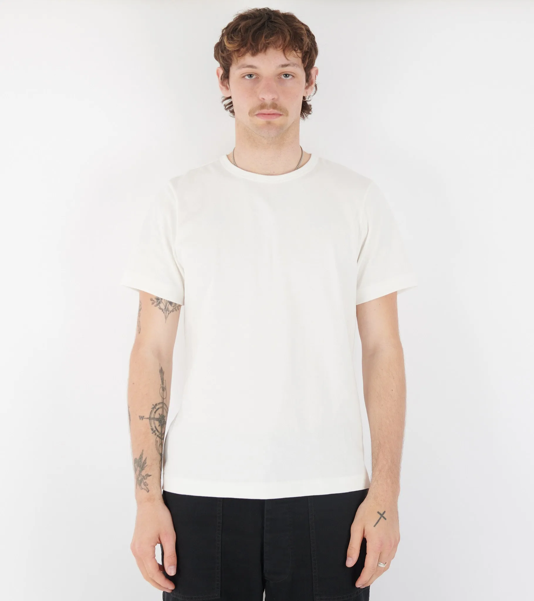 215 Men's Loopwheeled T-shirt White sold by Dr. Adams product image thumbnail 2