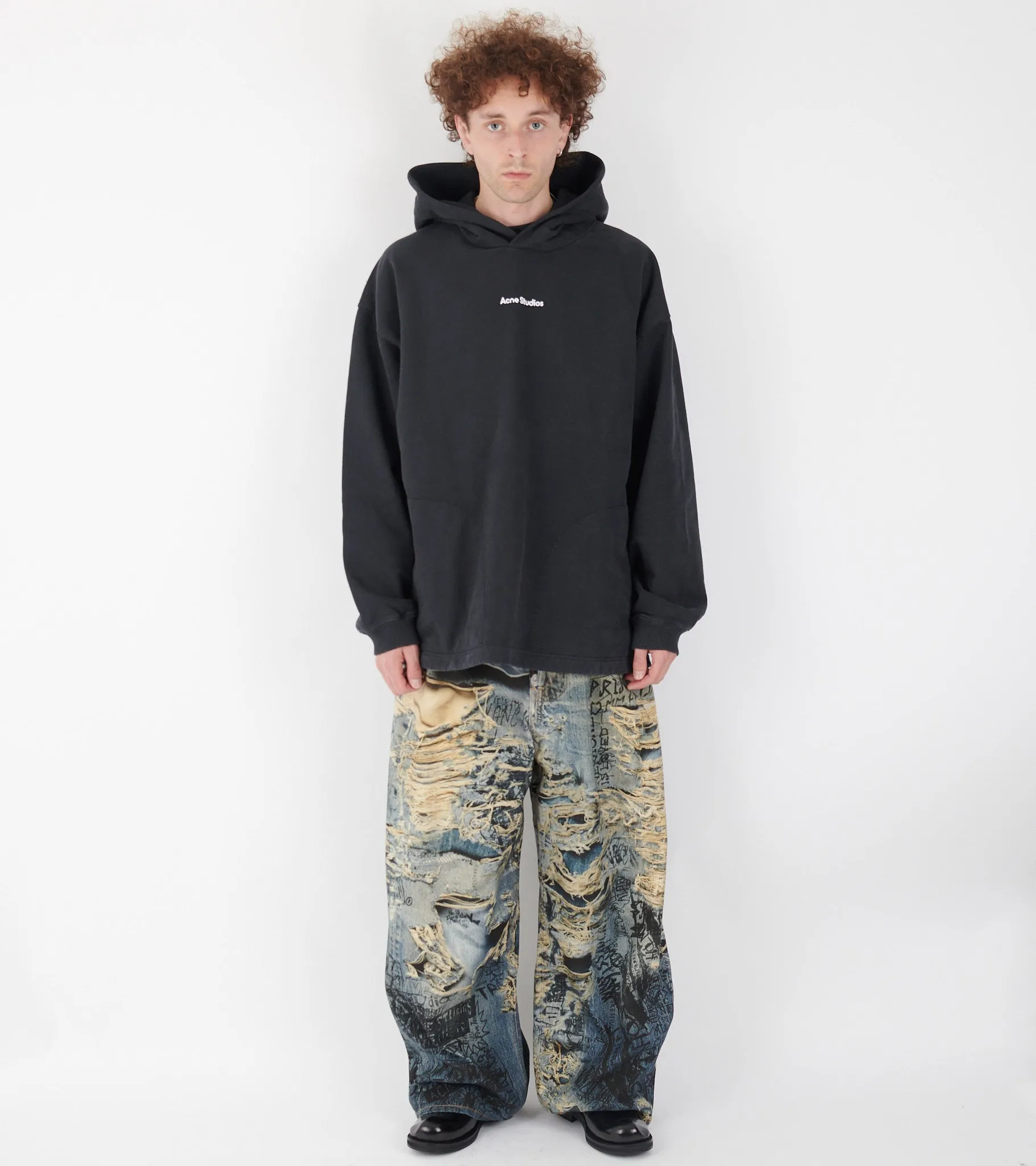 Logo Stamp Hoodie Black sold by Dr. Adams product image thumbnail 2
