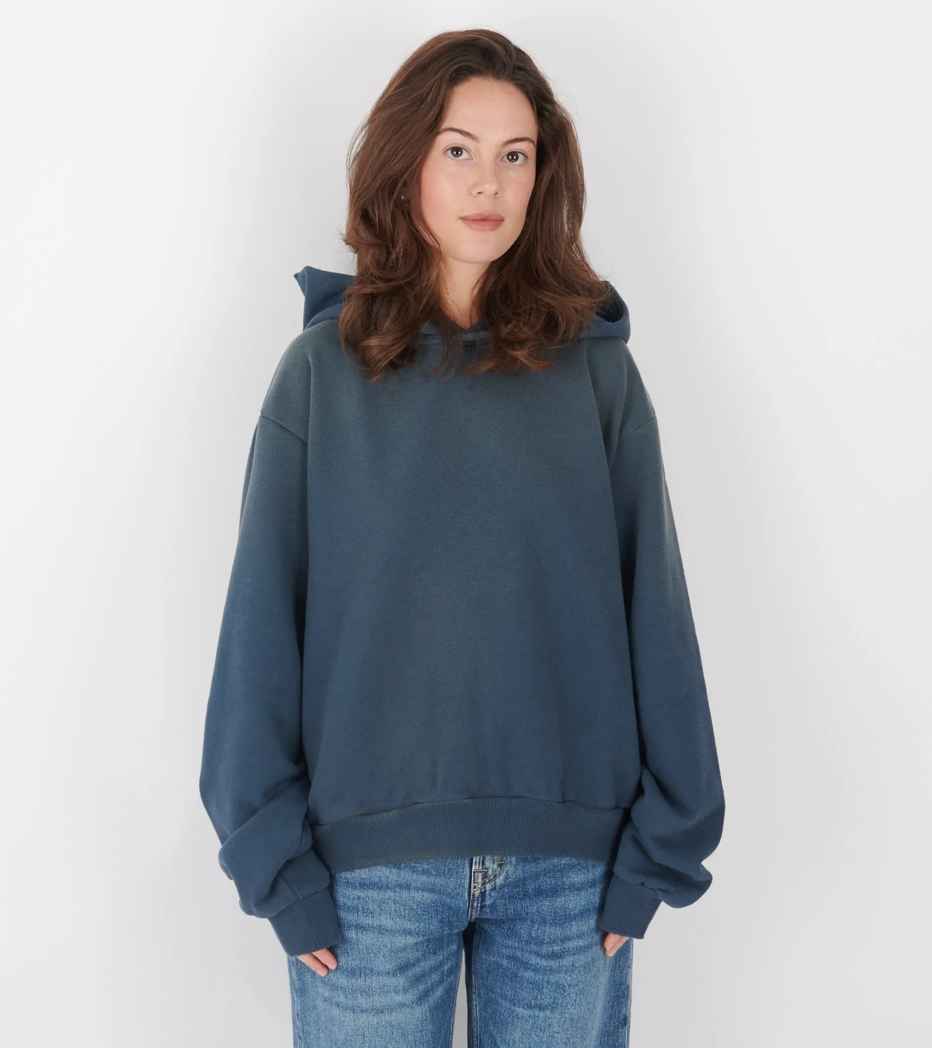 Logo Hooded Sweater Deep Blue sold by Dr. Adams product image thumbnail 3