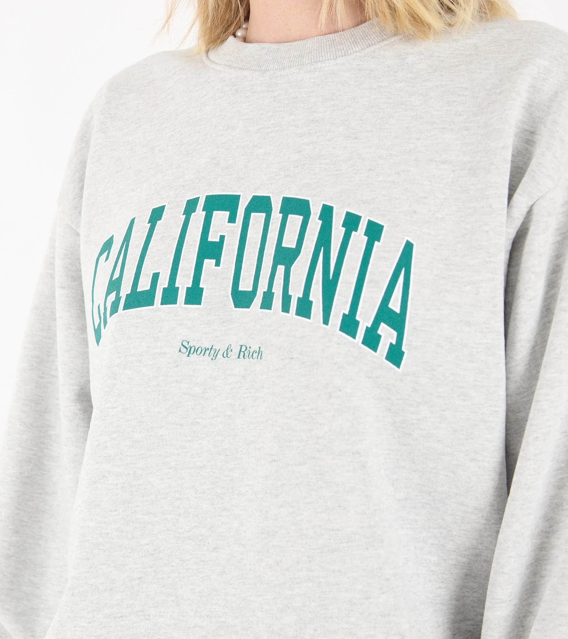 California Crewneck Heather Gray/Alpine sold by Dr. Adams product image thumbnail 4