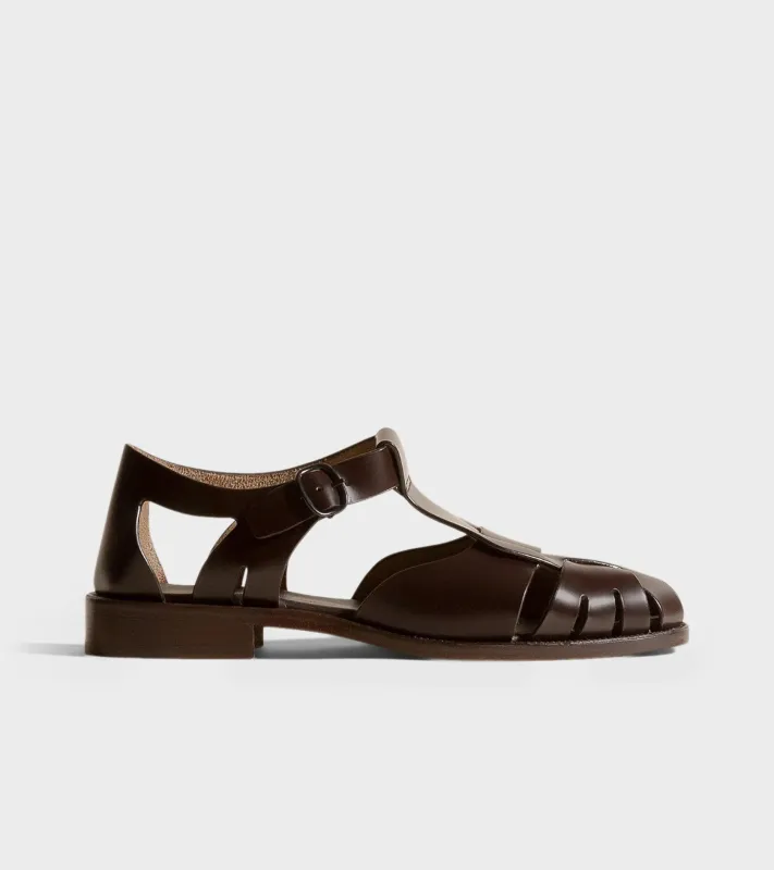 Pesca Sandal Dark Brown sold by Dr. Adams