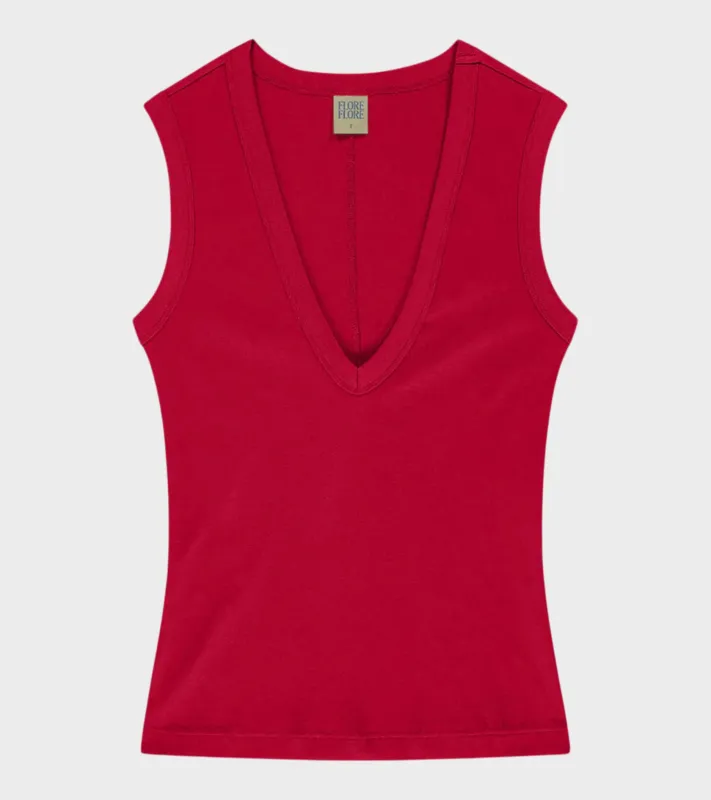 Dewi Tank Red sold by Dr. Adams