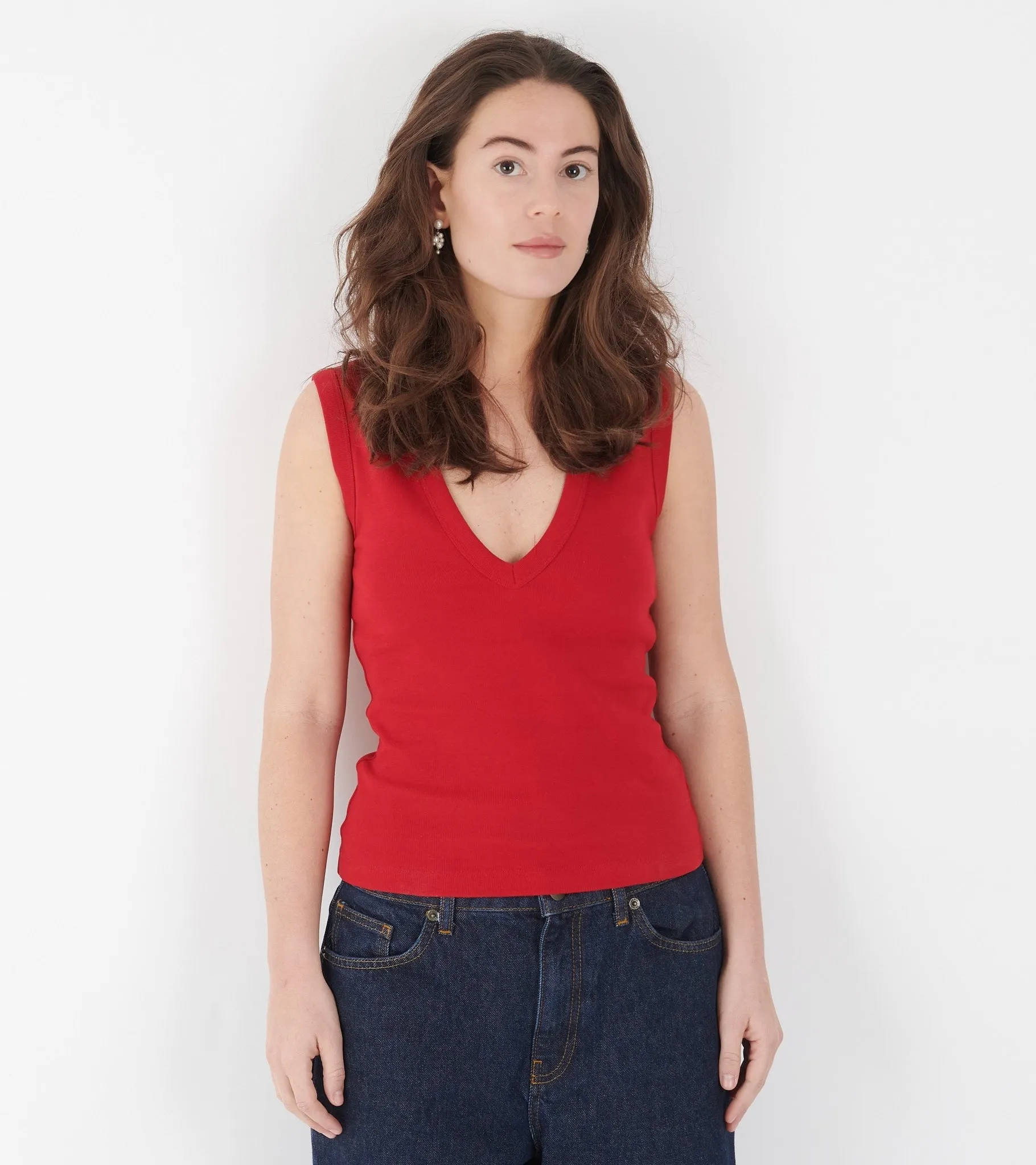 Dewi Tank Red sold by Dr. Adams product image thumbnail 2