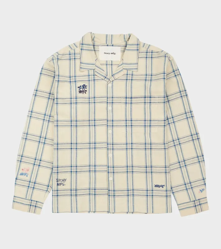 Greetings Shirt L/S French Gingham Interrupted sold by Dr. Adams