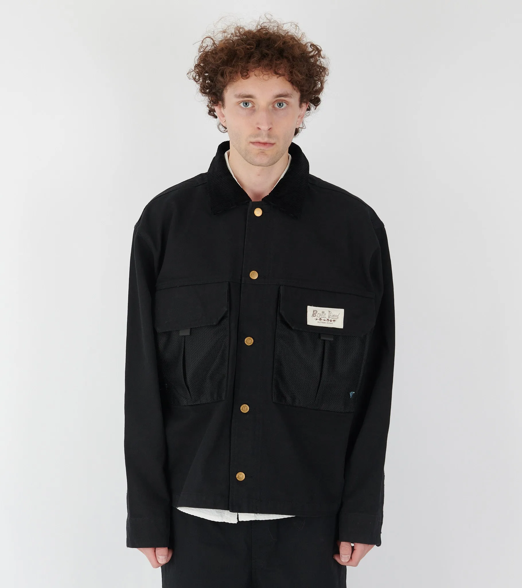 Cropped Chore Jacket Black sold by Dr. Adams product image thumbnail 4