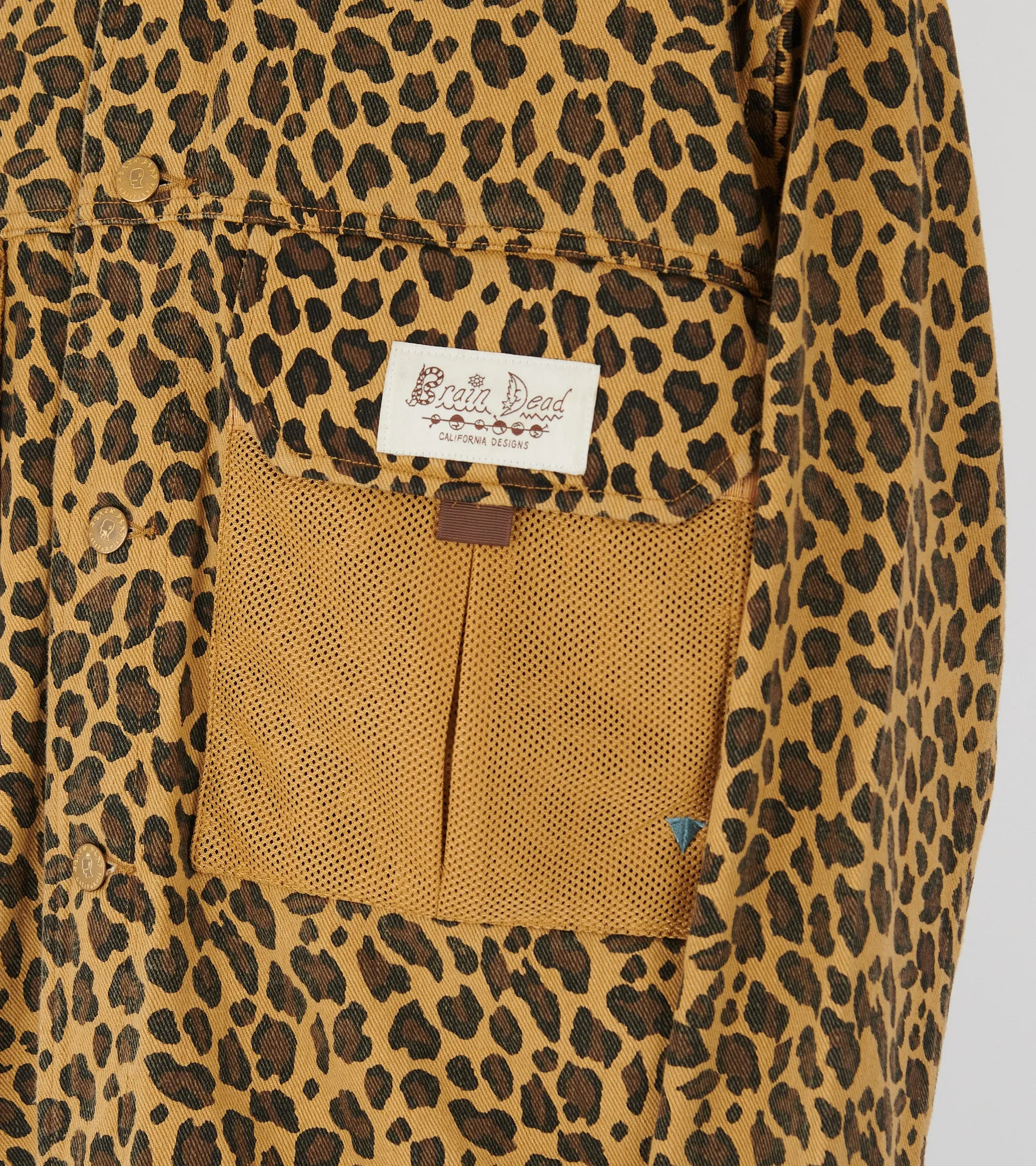 Cropped Chore Jacket Leopard sold by Dr. Adams product image thumbnail 5