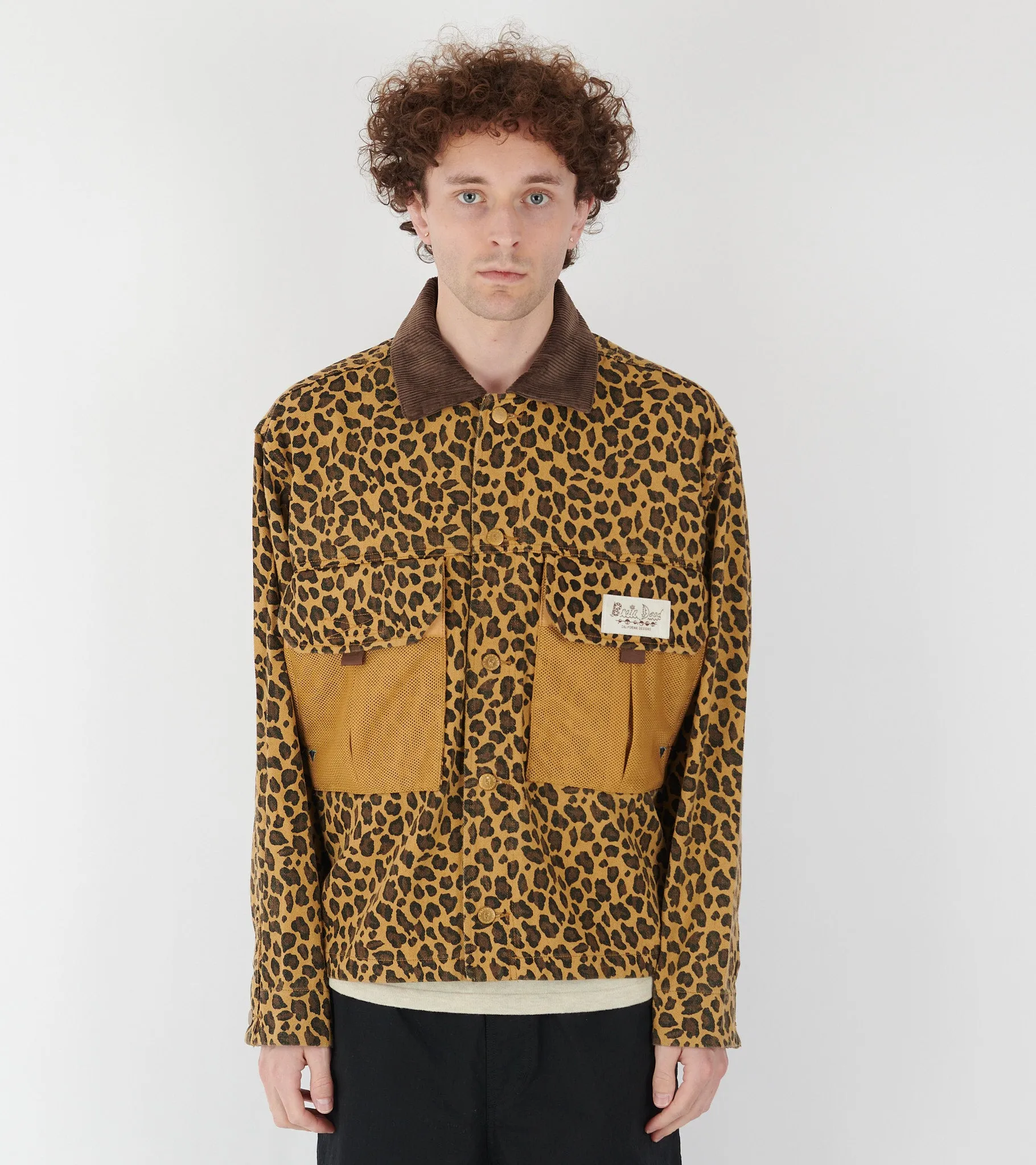 Cropped Chore Jacket Leopard sold by Dr. Adams product image thumbnail 4
