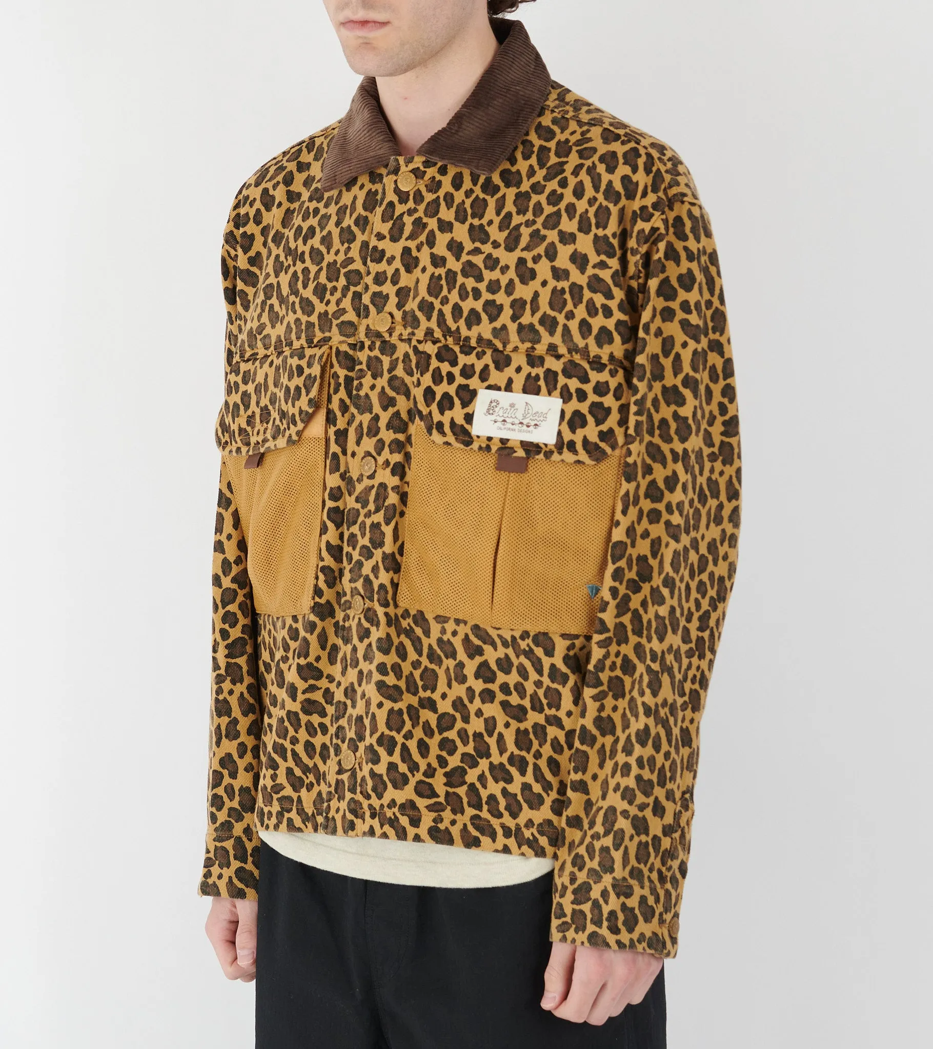 Cropped Chore Jacket Leopard sold by Dr. Adams product image thumbnail 3