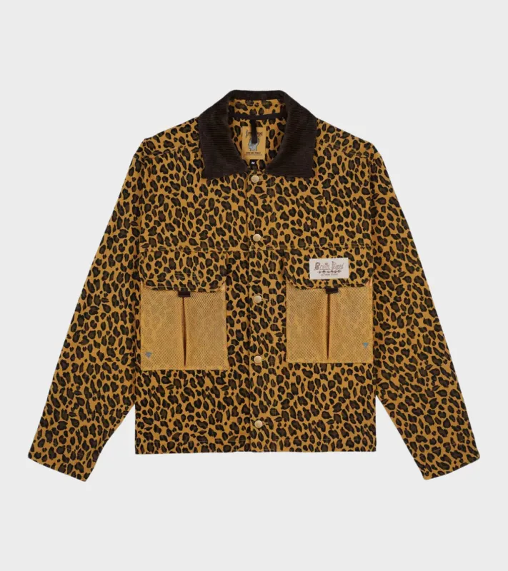 Cropped Chore Jacket Leopard sold by Dr. Adams