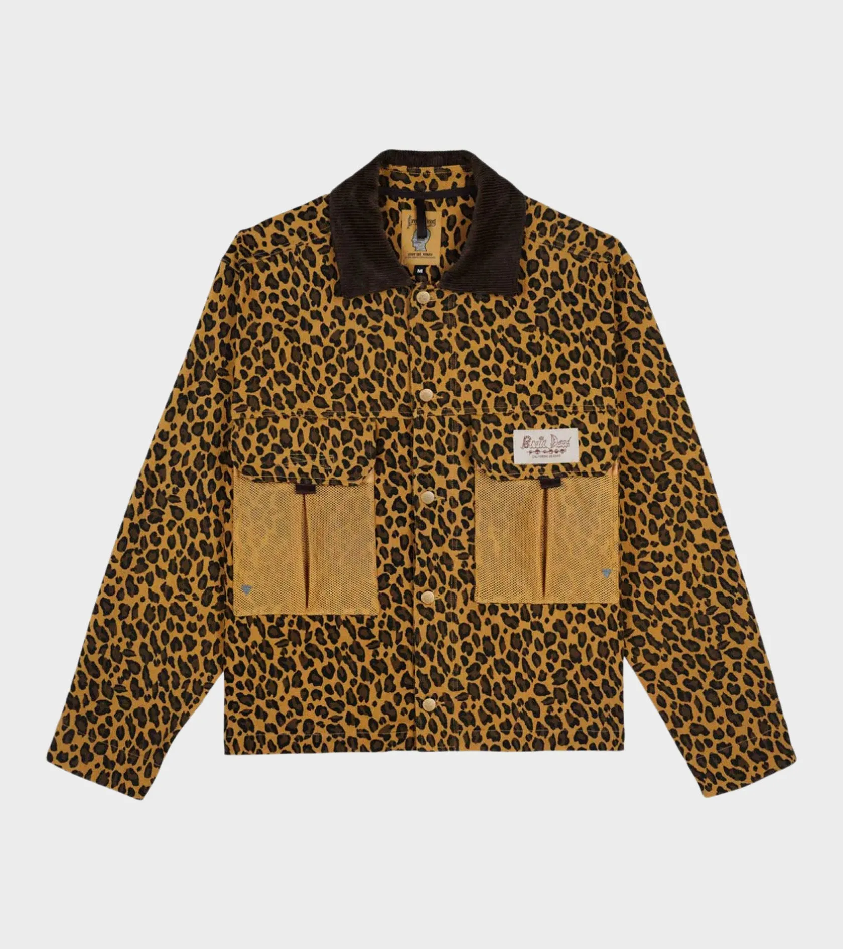 Cropped Chore Jacket Leopard sold by Dr. Adams