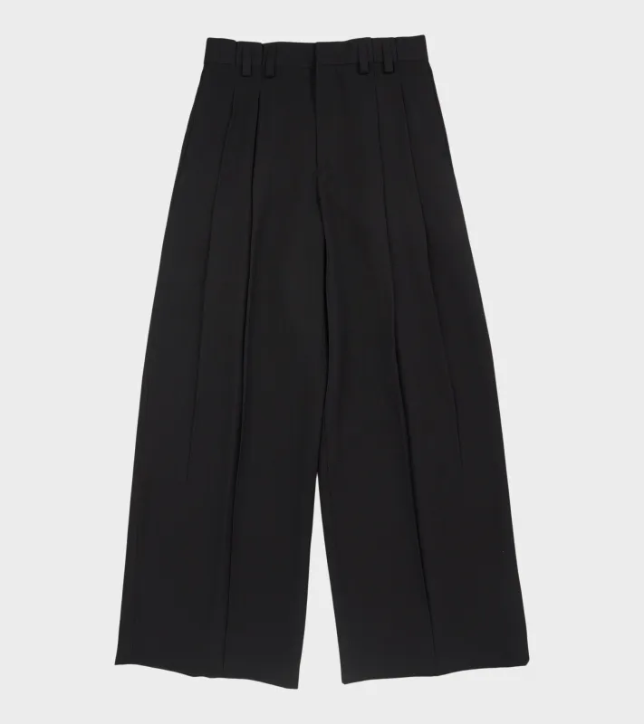 Heavy Wide Trousers Black sold by Dr. Adams