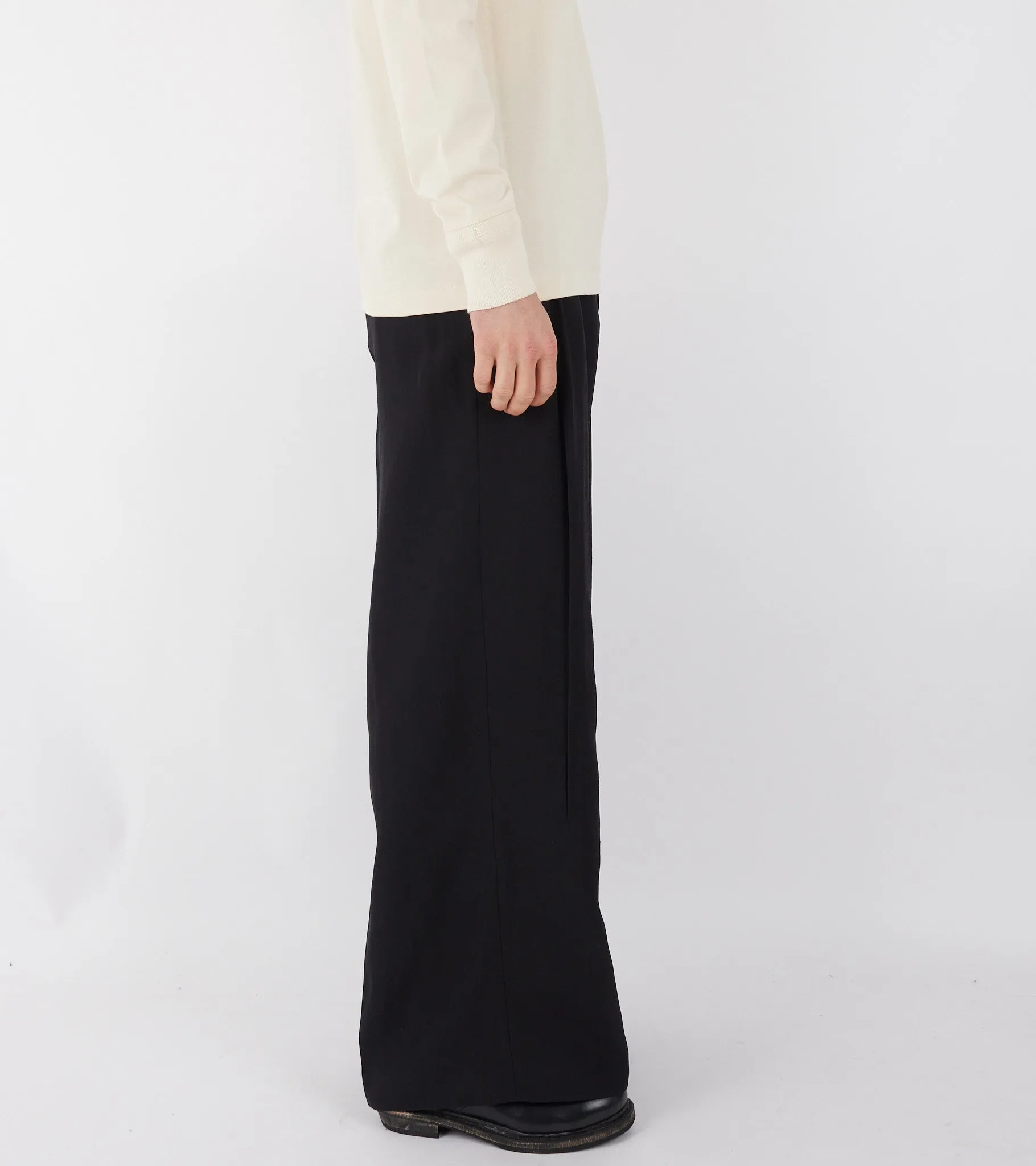 Heavy Wide Trousers Black sold by Dr. Adams product image thumbnail 5