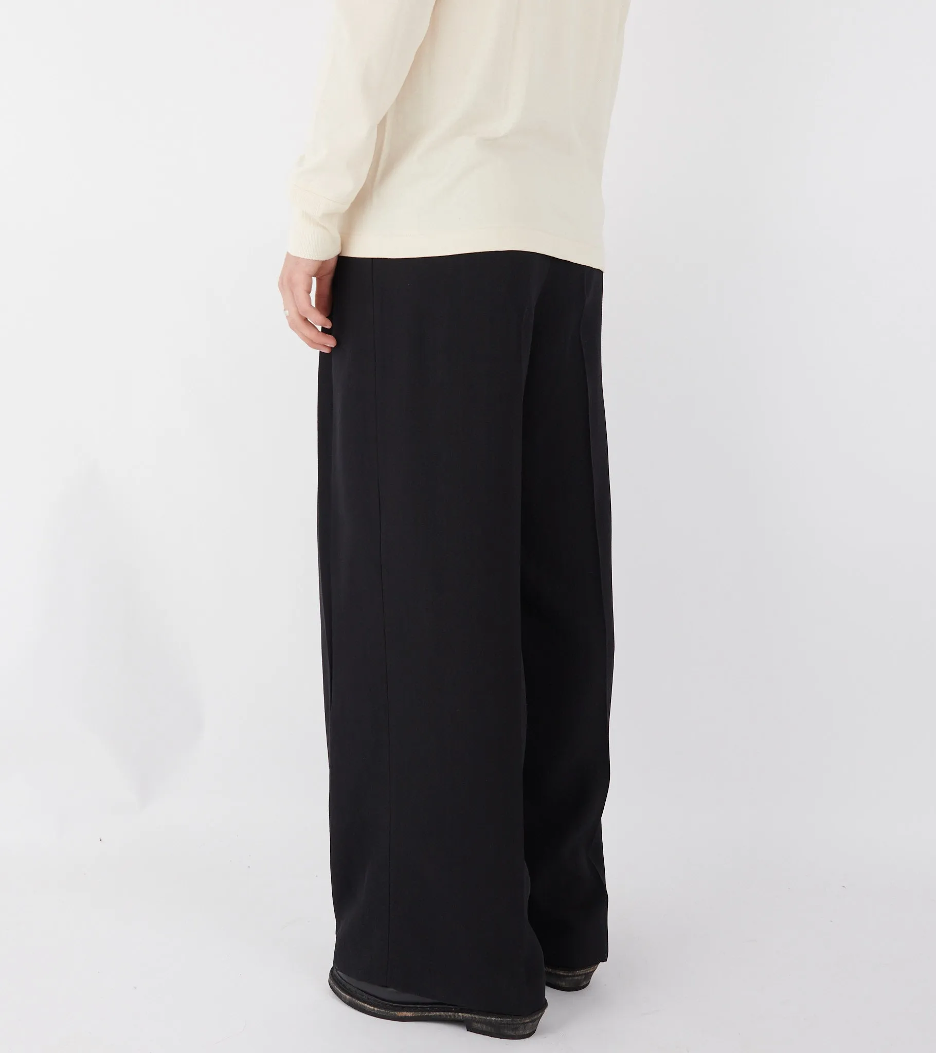 Heavy Wide Trousers Black sold by Dr. Adams product image thumbnail 4