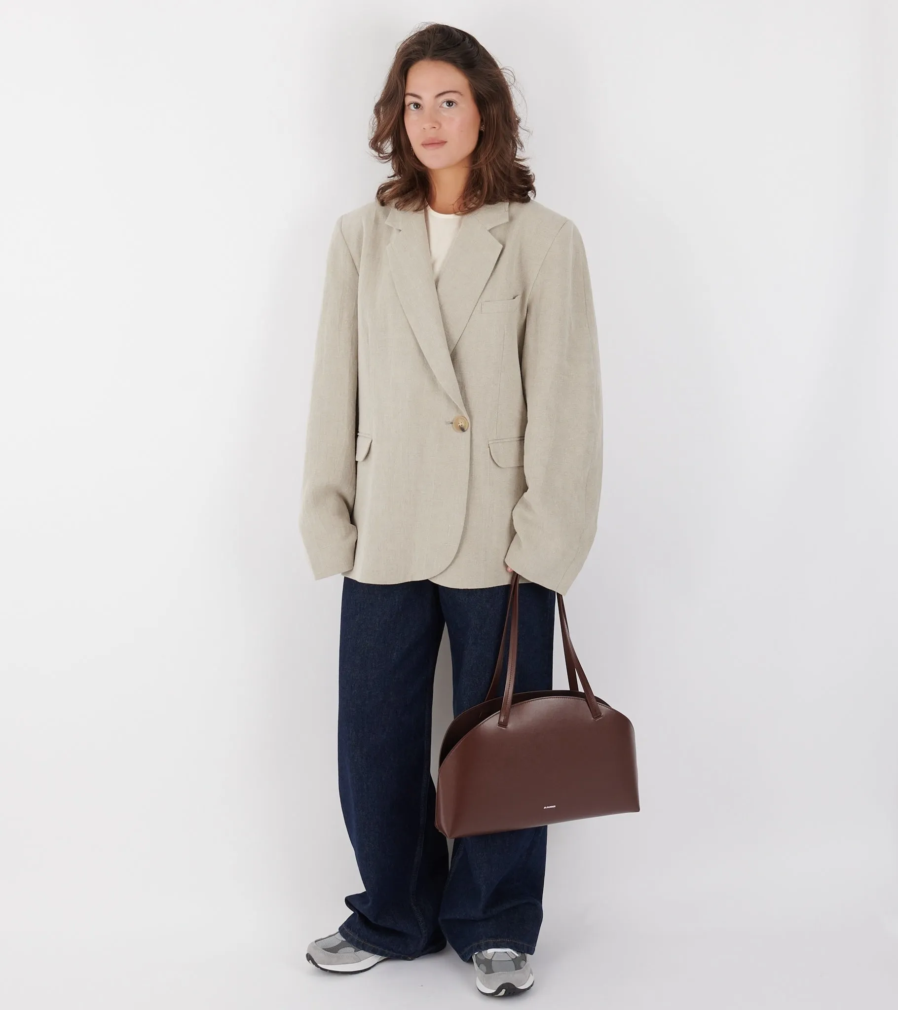 Curve Shoulder Medium Bag Dark Earth sold by Dr. Adams product image thumbnail 2