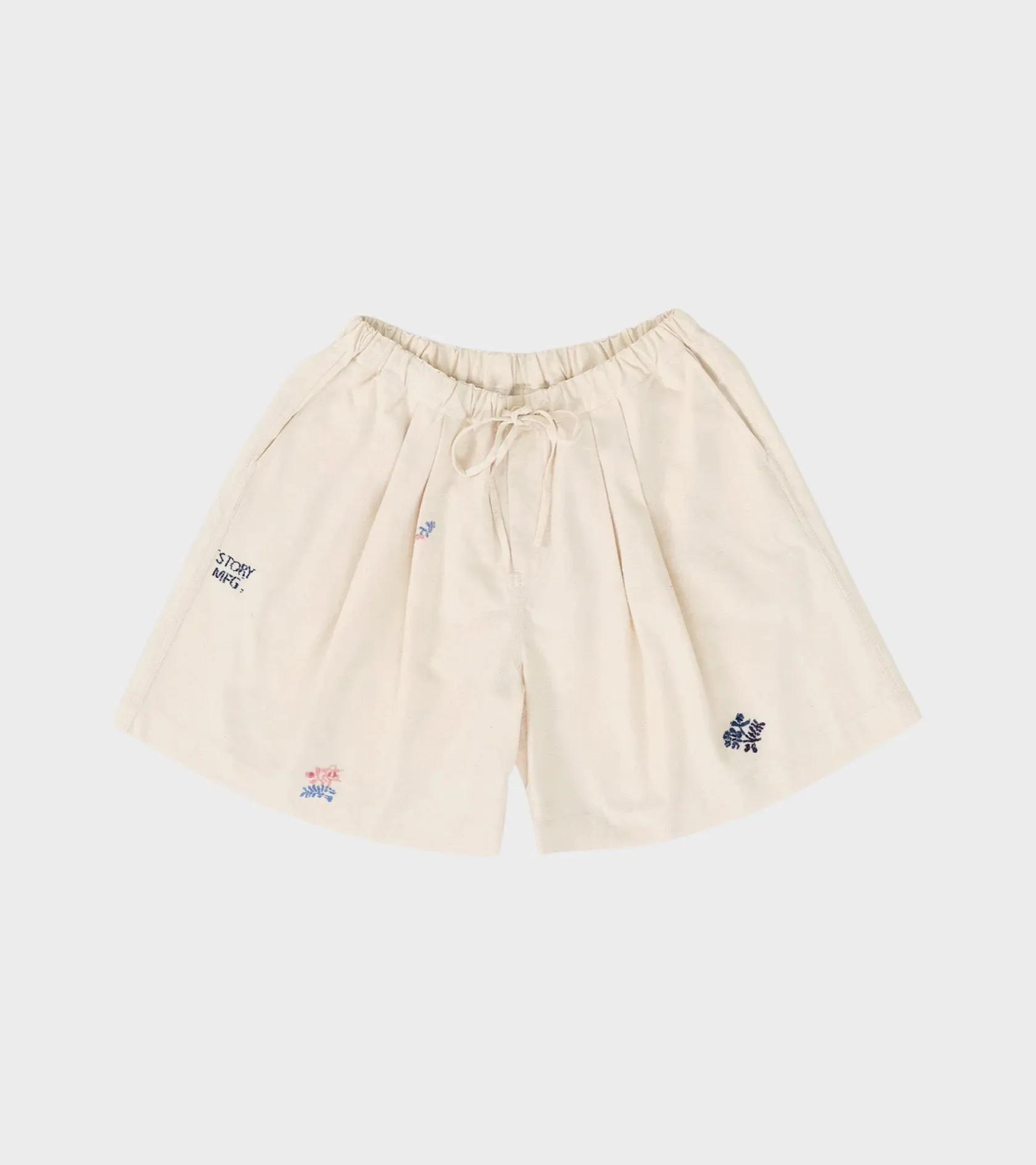 Bridge Shorts Ecru Interrupted sold by Dr. Adams